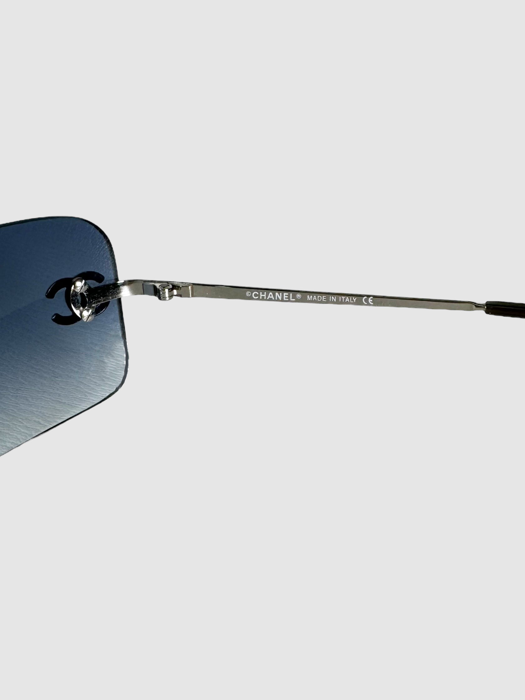 Tinted Rectangular Sunglasses