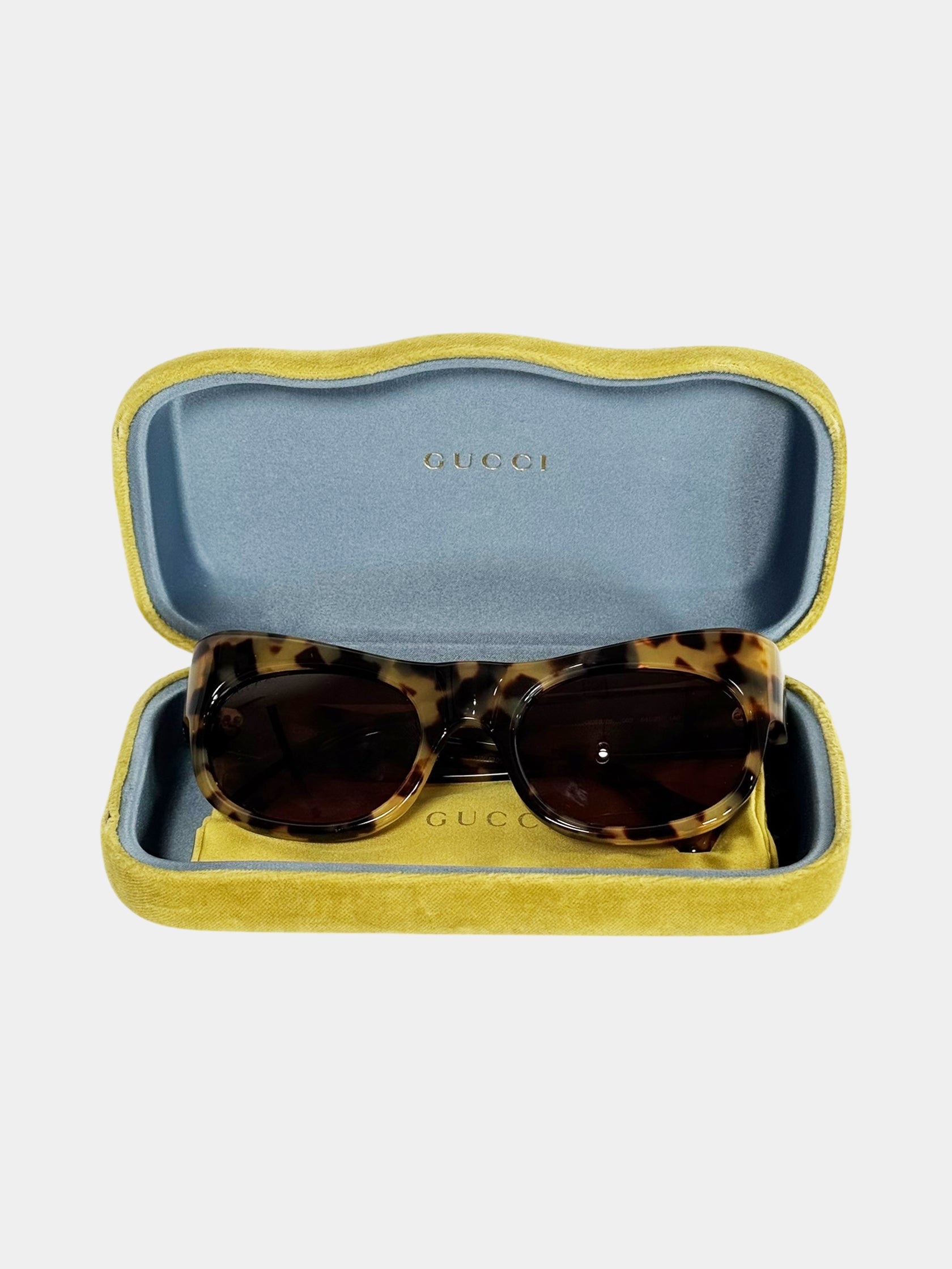 Tortoiseshell Semi-Cat Eye Sunglasses