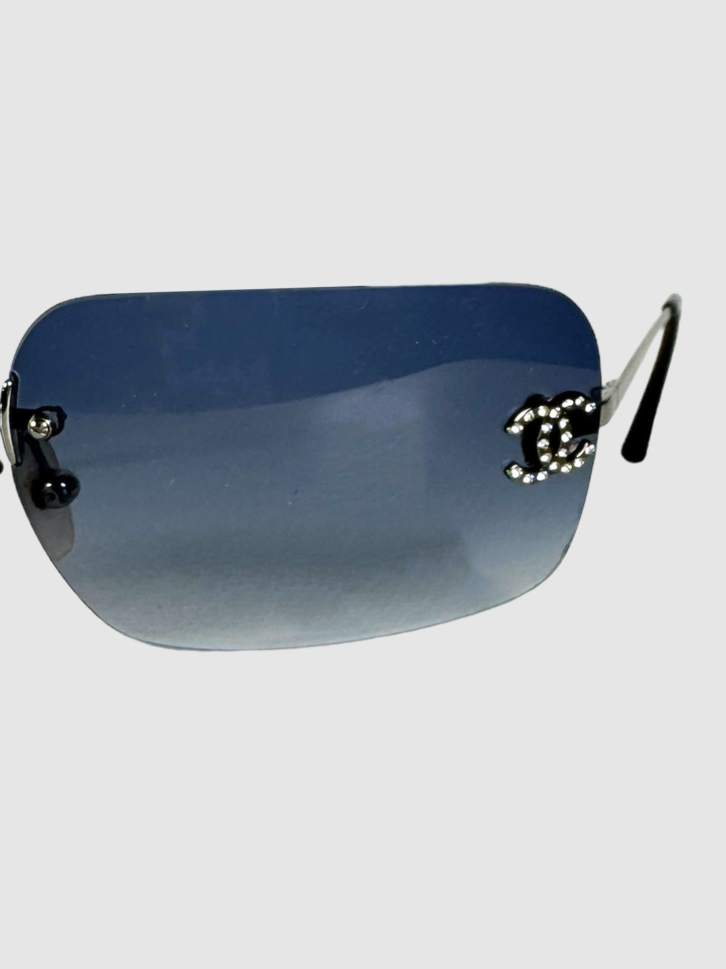 Chanel Tinted Rectangular Sunglasses