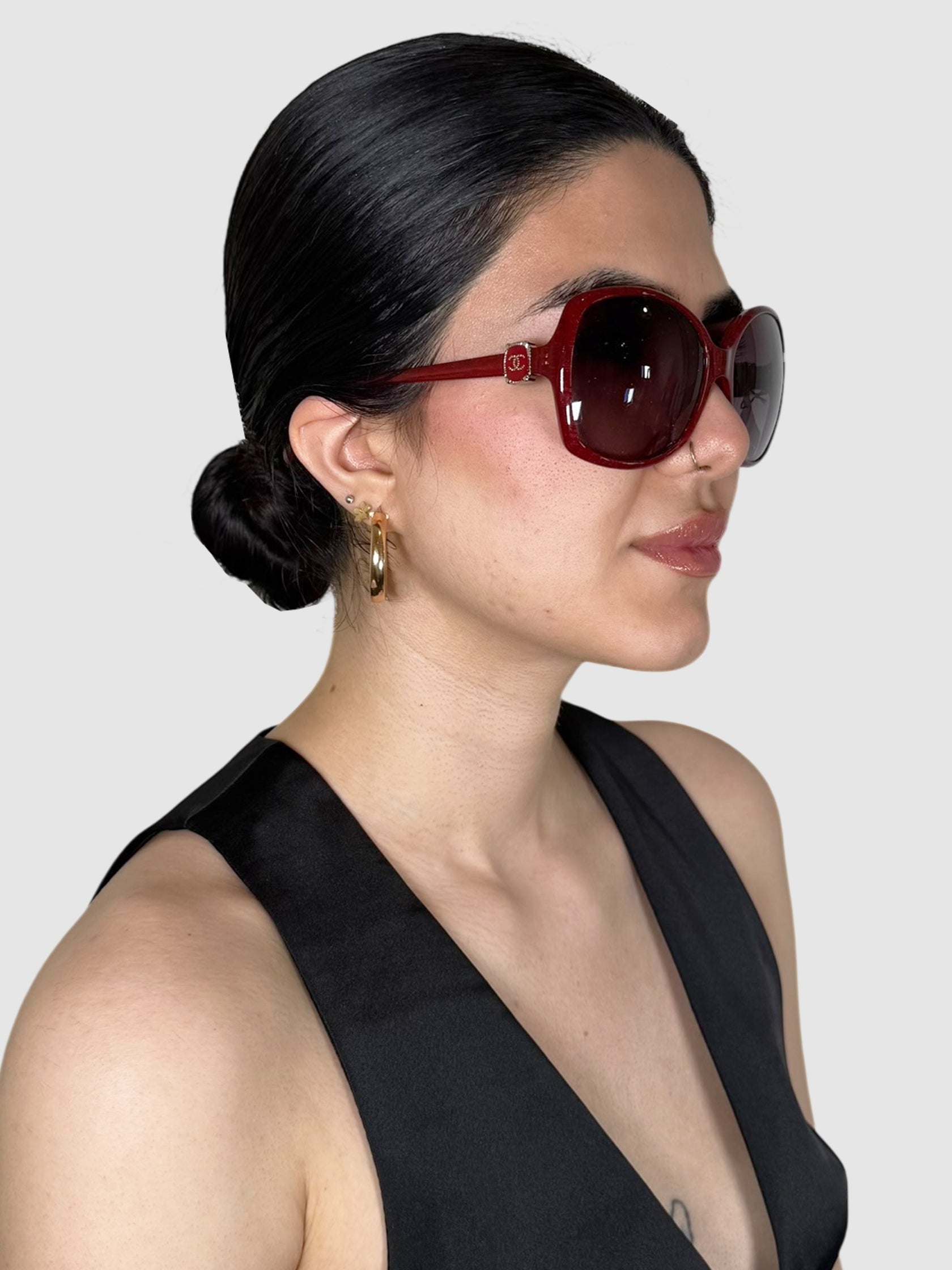 Oversized CC Sunglasses