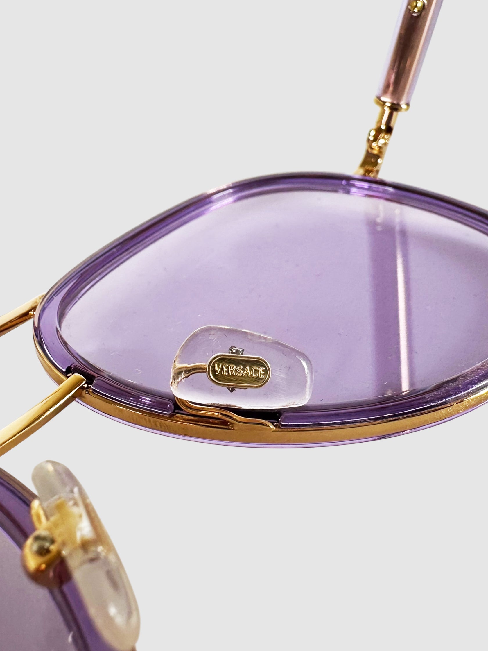 Tinted Aviator Sunglasses