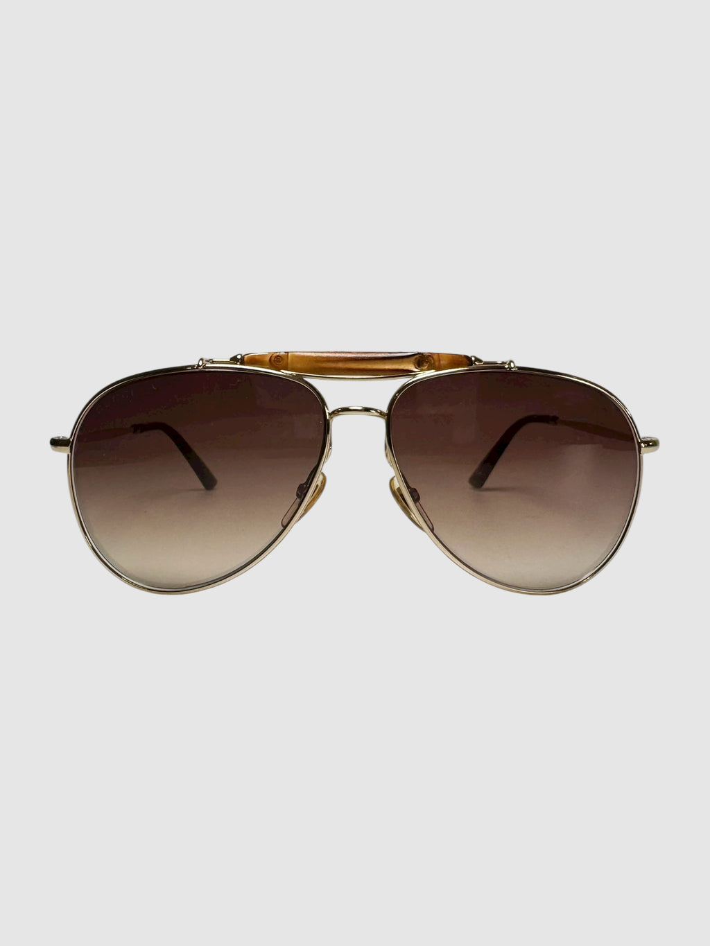 Bamboo Aviator Sunglasses