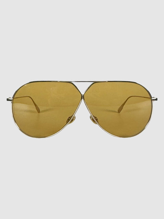 Christian Dior Tinted Aviator Sunglasses
