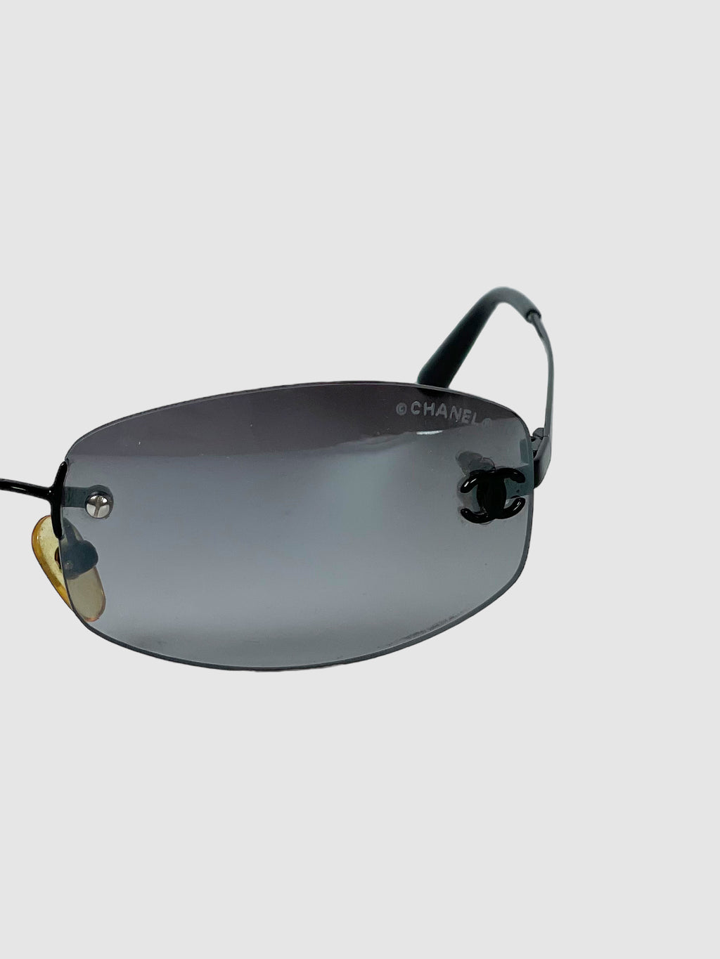Rectangular Rimless Sunglasses
