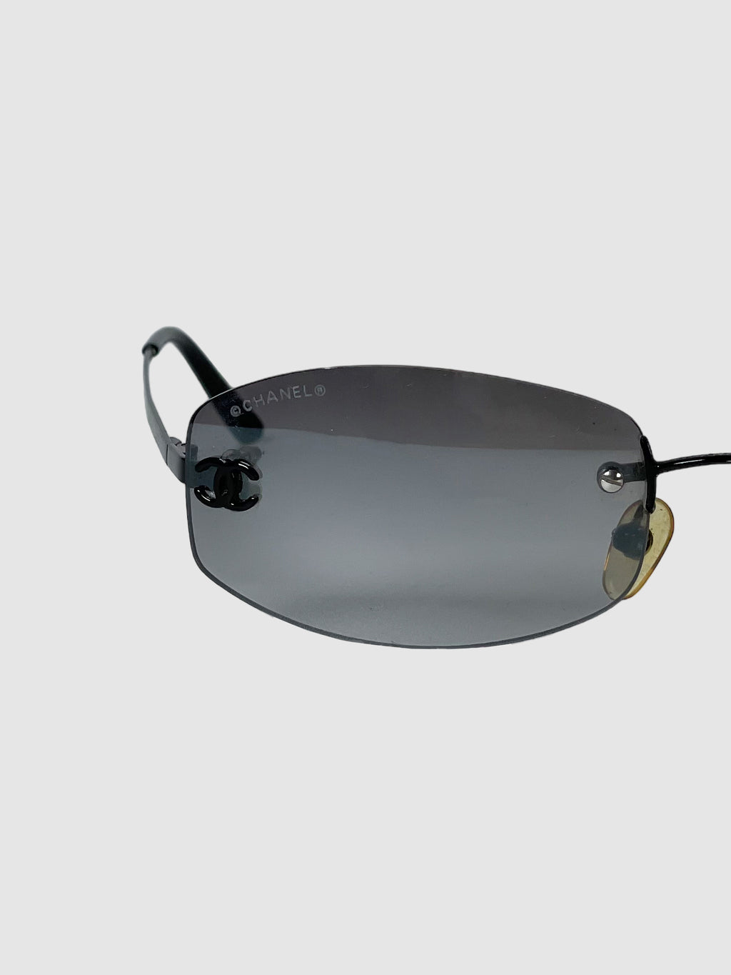 Rectangular Rimless Sunglasses