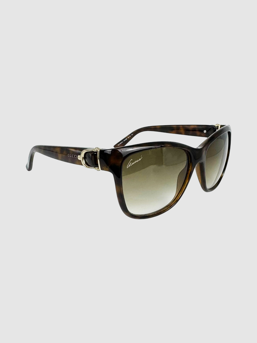Tortoiseshell Semi-Cat Eye Sunglasses