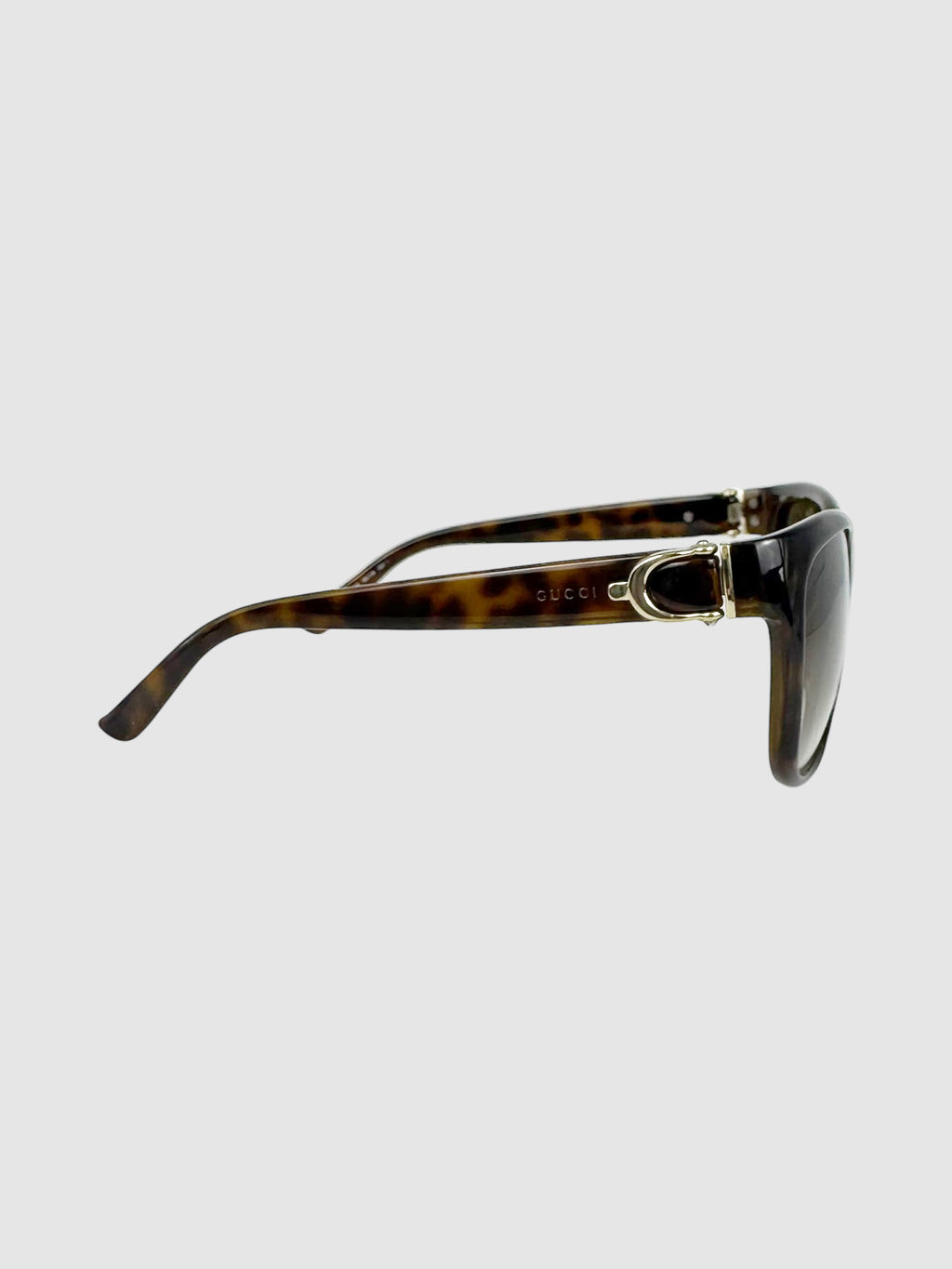 Tortoiseshell Semi-Cat Eye Sunglasses