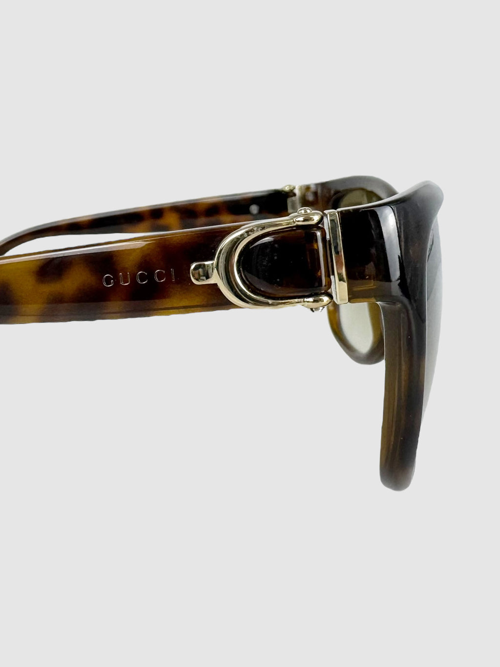 Tortoiseshell Semi-Cat Eye Sunglasses