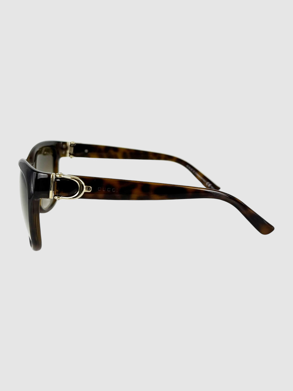 Tortoiseshell Semi-Cat Eye Sunglasses