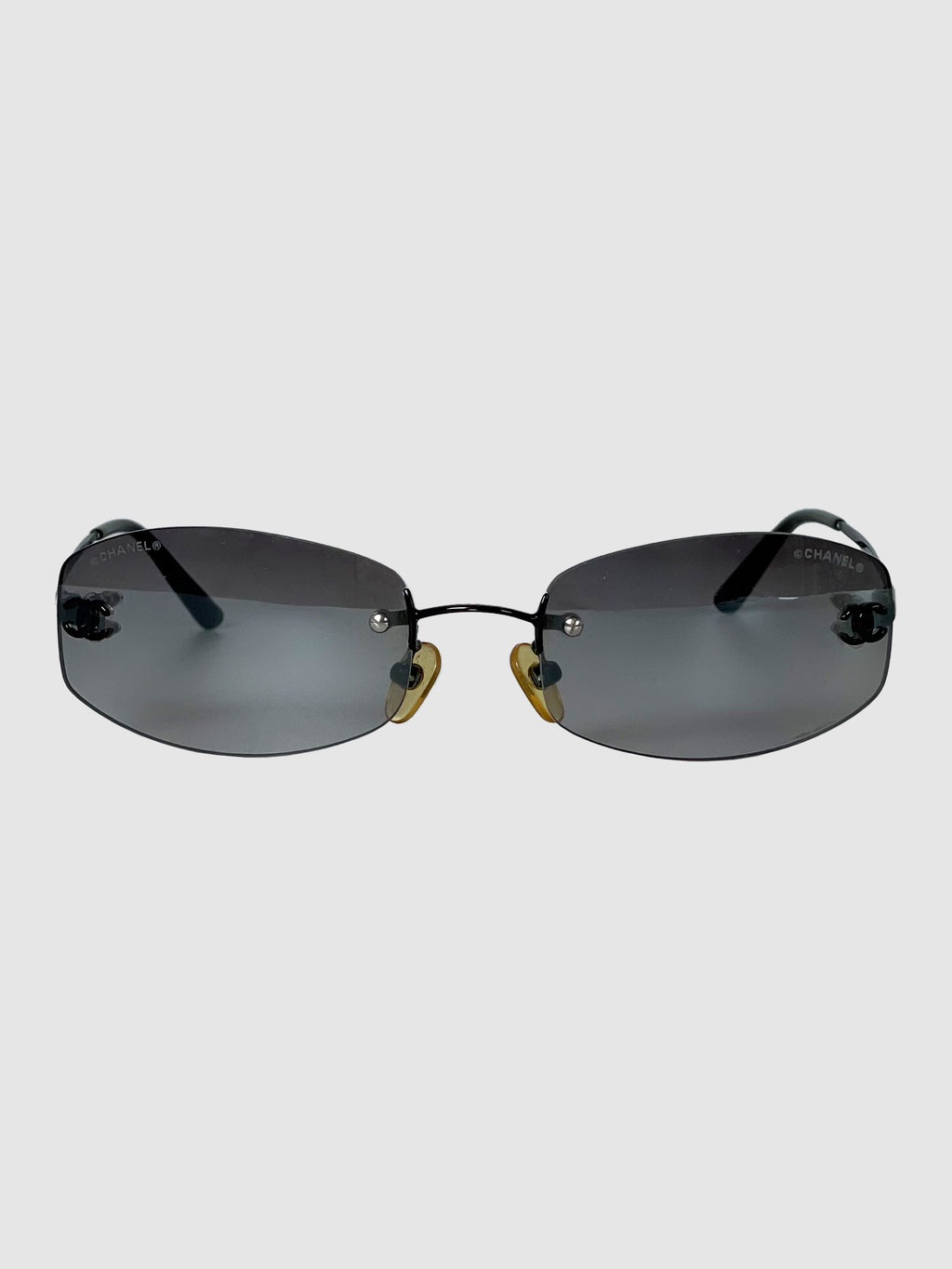 Rectangular Rimless Sunglasses