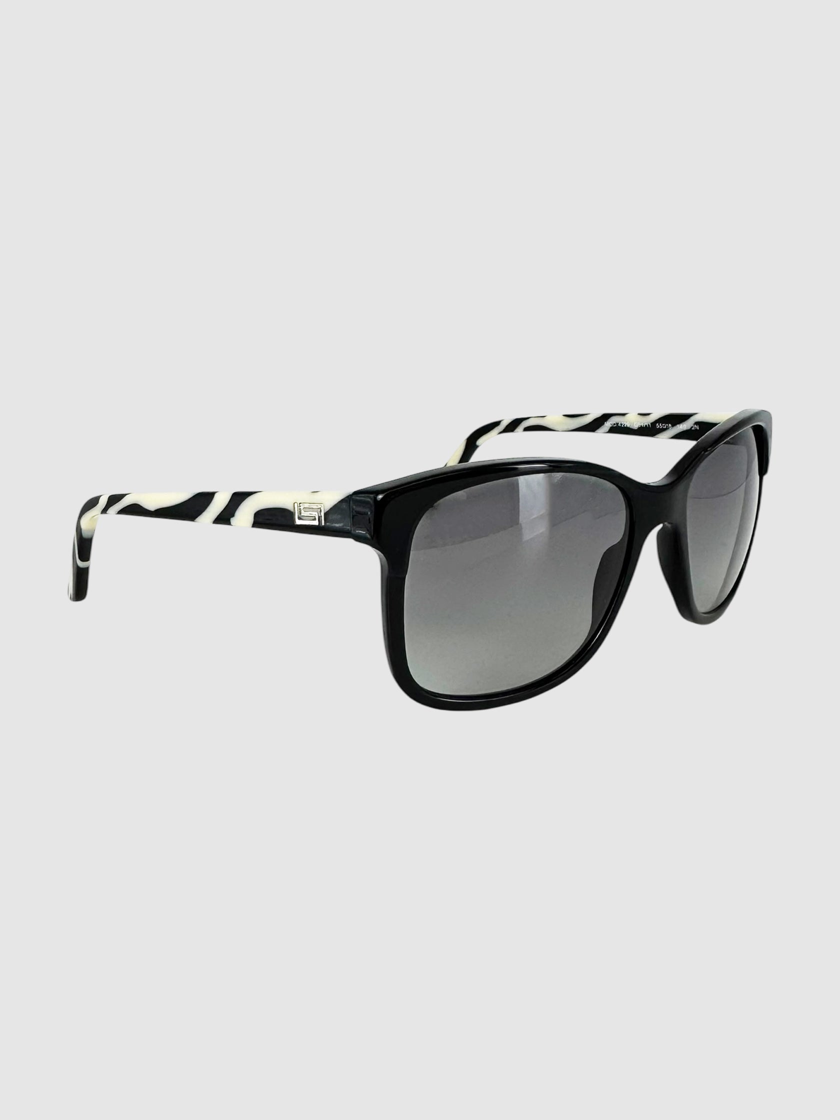 Abstract Print Square Sunglasses