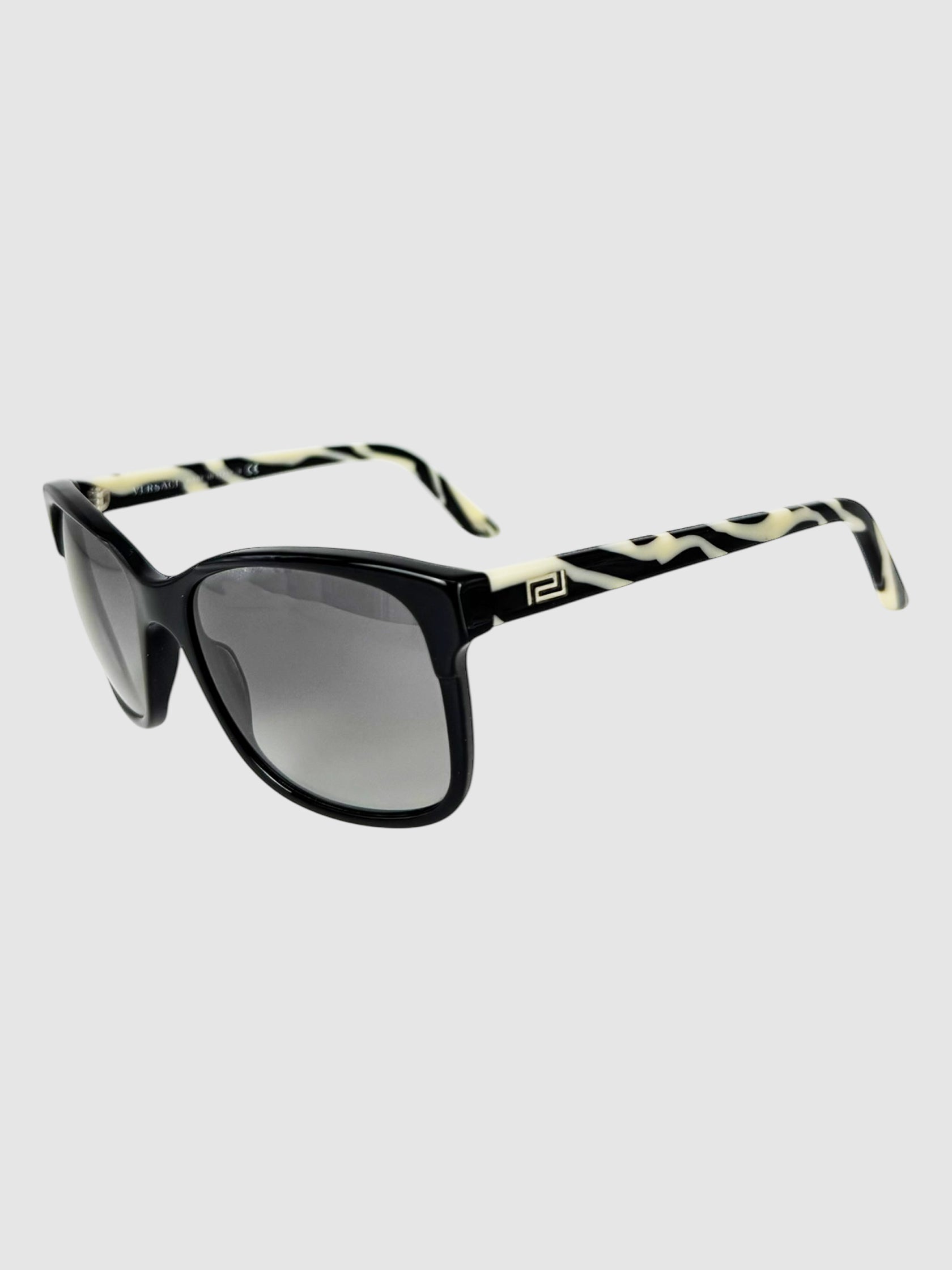 Abstract Print Square Sunglasses
