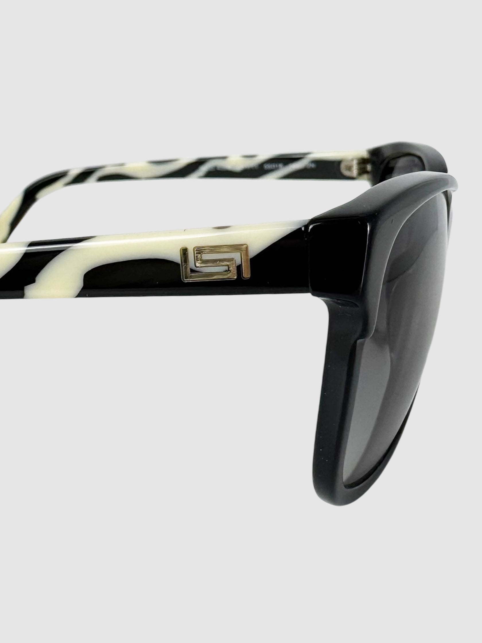 Abstract Print Square Sunglasses