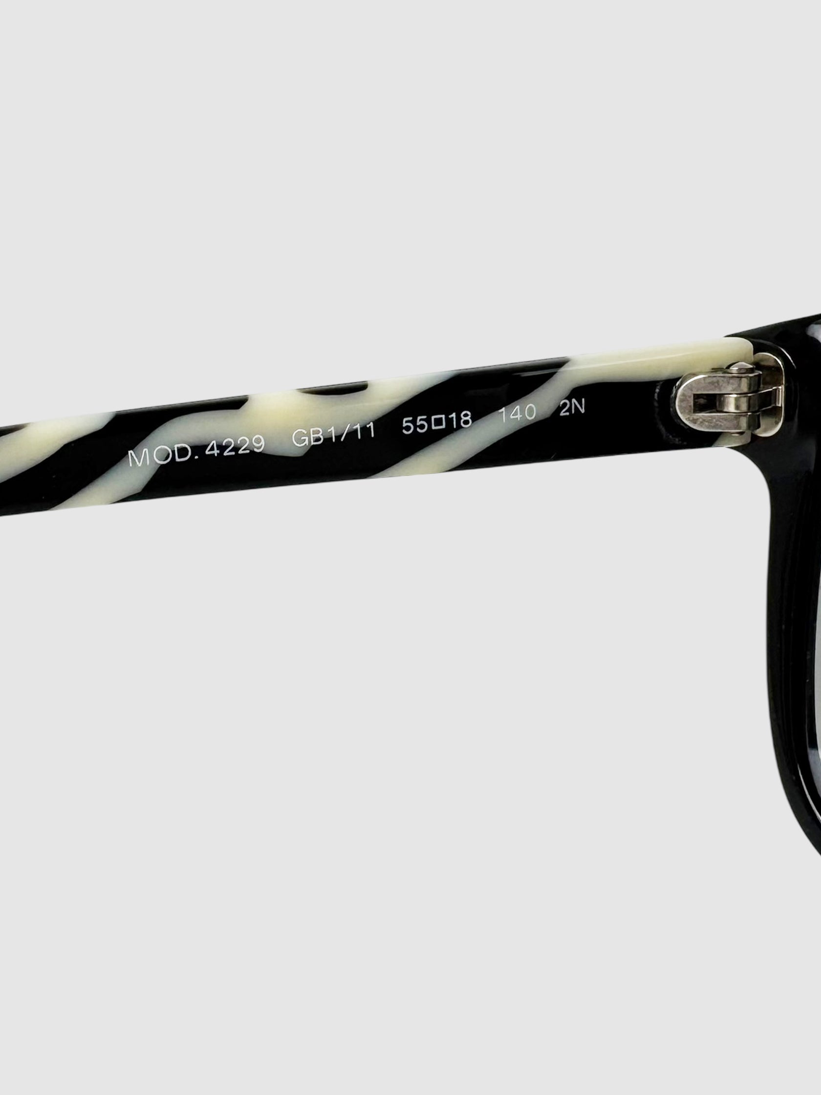 Abstract Print Square Sunglasses