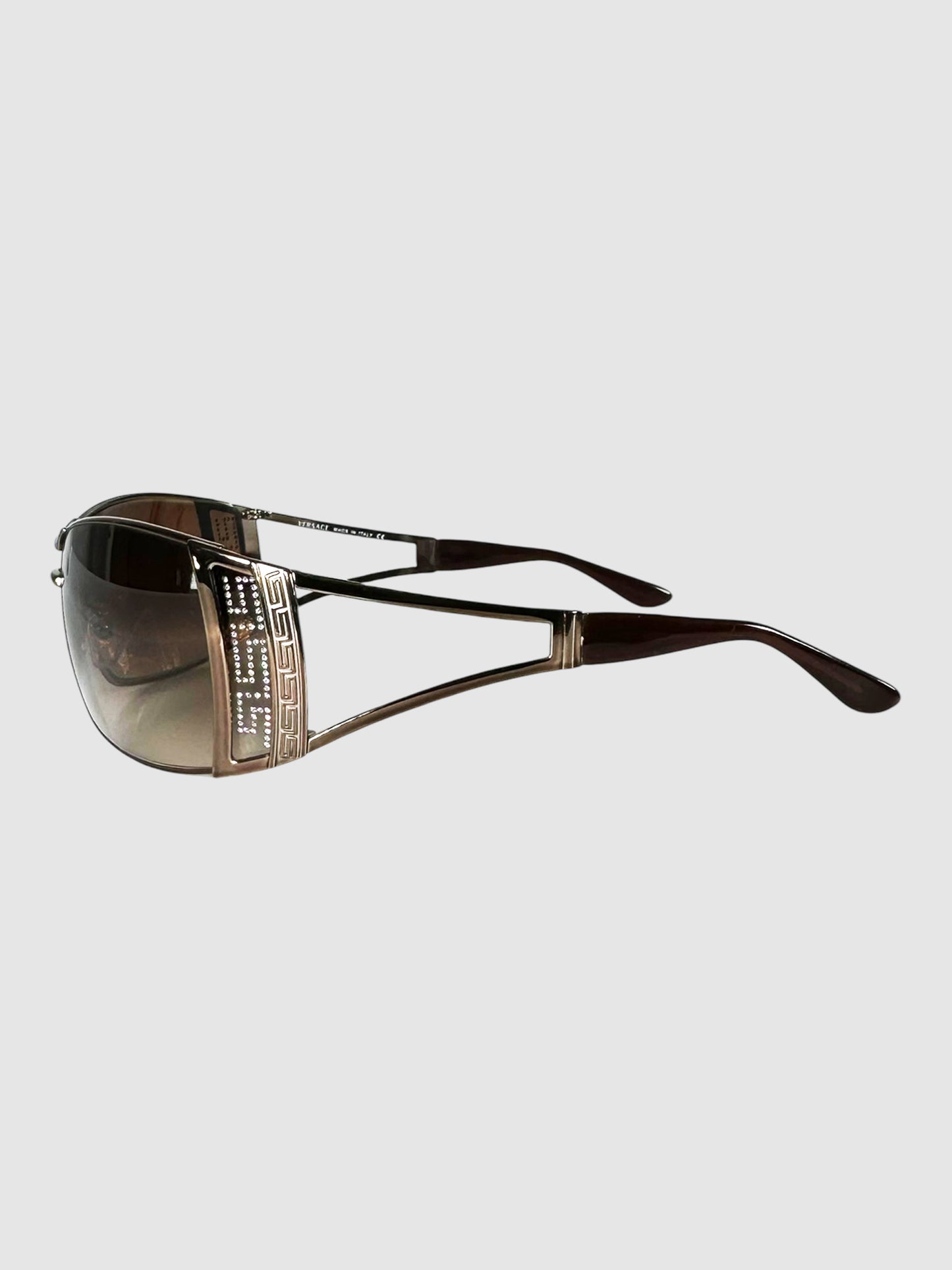 Rimless Swarovski Diamante Sunglasses