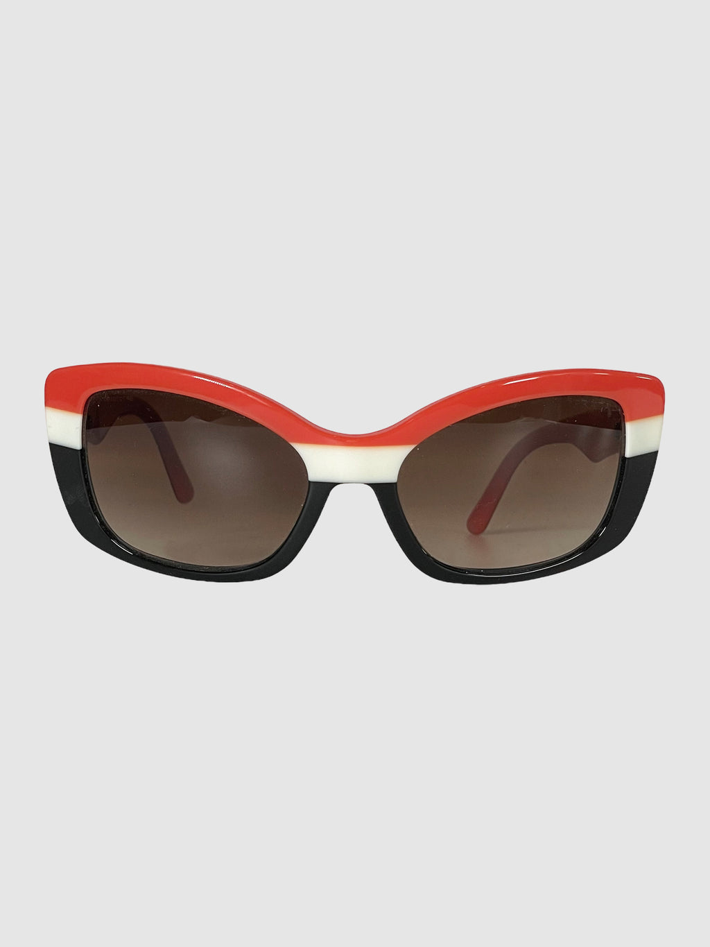 Colourblock Cat Eye Sunglasses