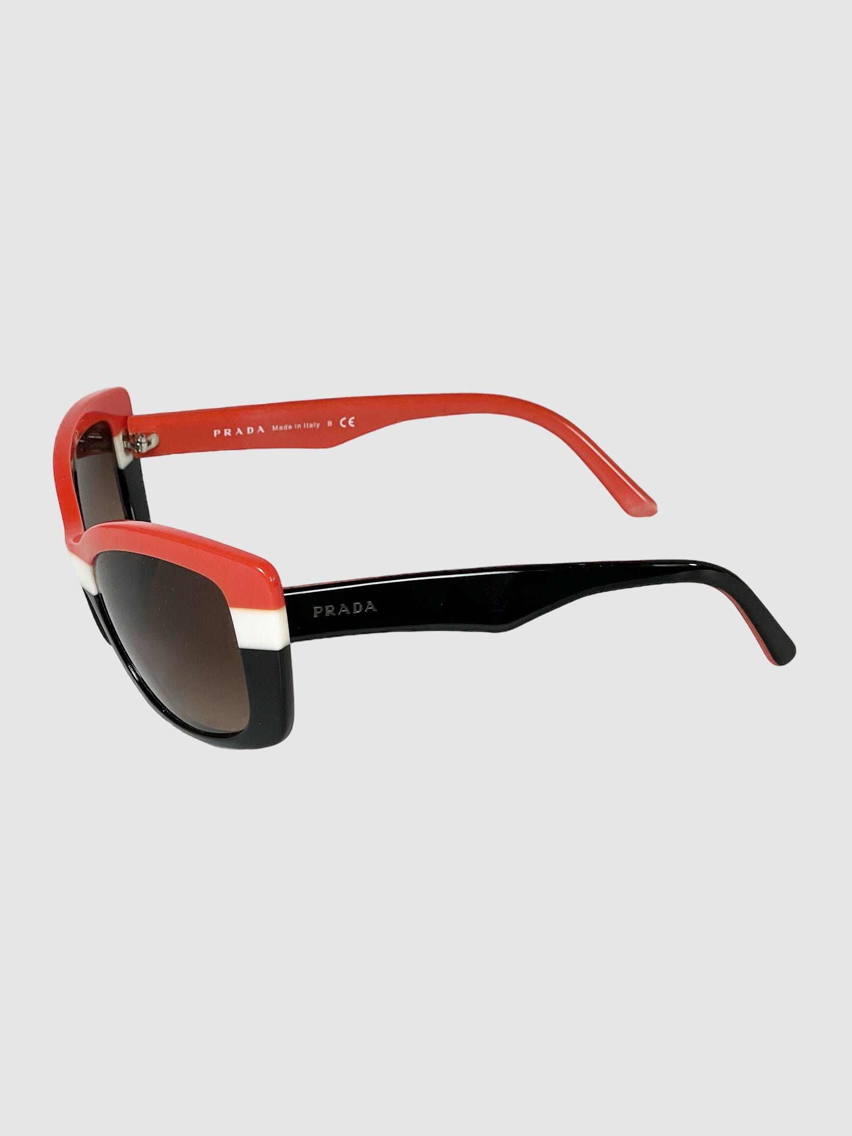 Colourblock Cat Eye Sunglasses