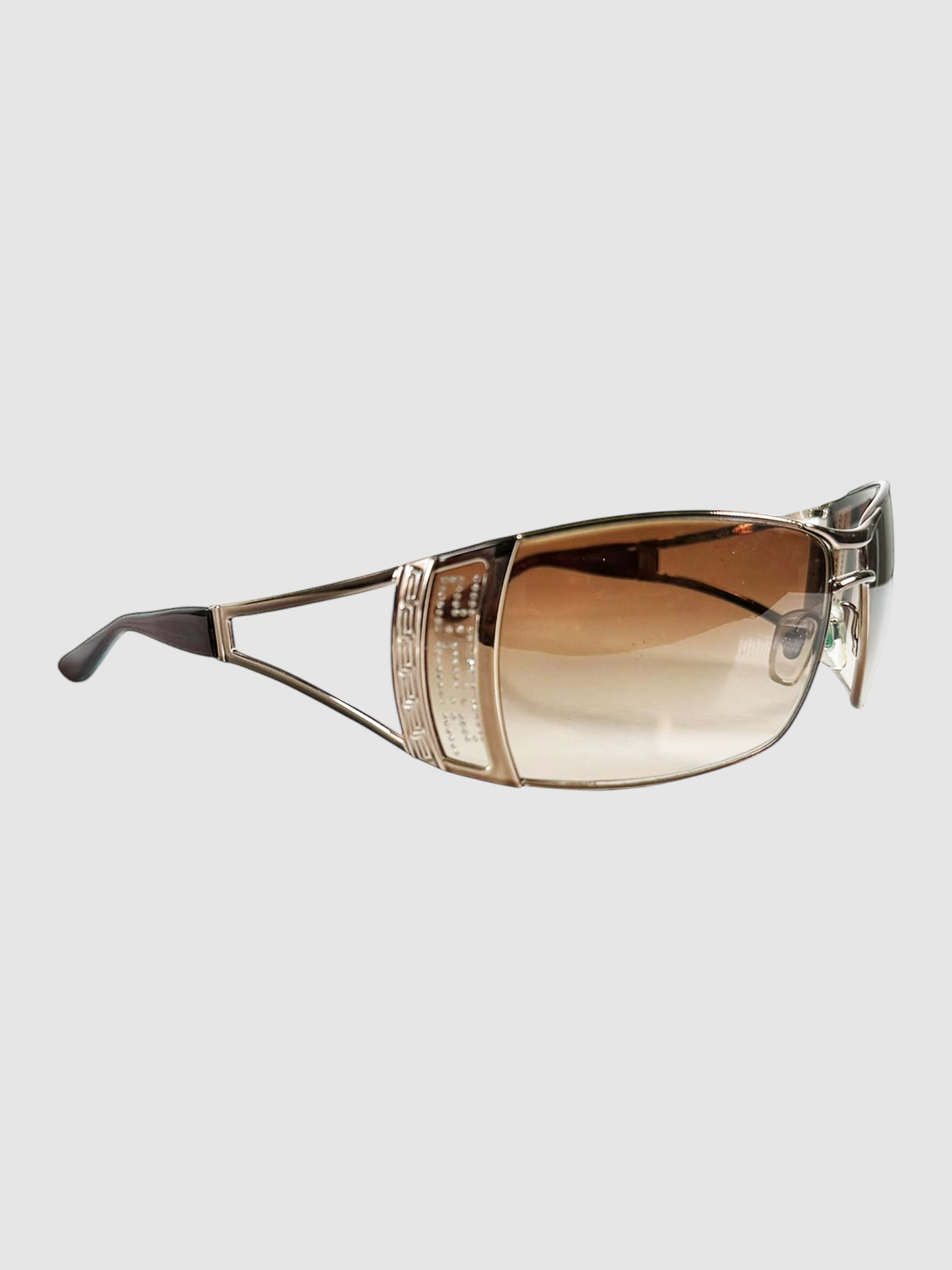 Rimless Swarovski Diamante Sunglasses