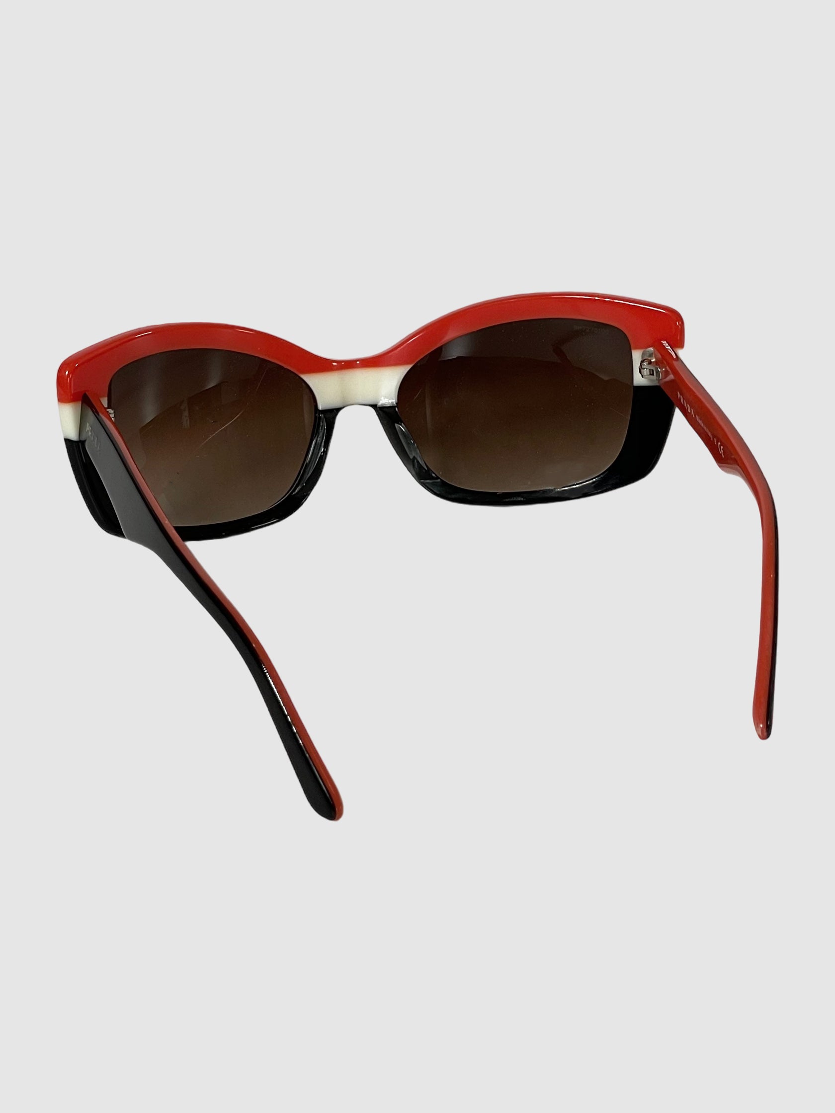 Colourblock Cat Eye Sunglasses
