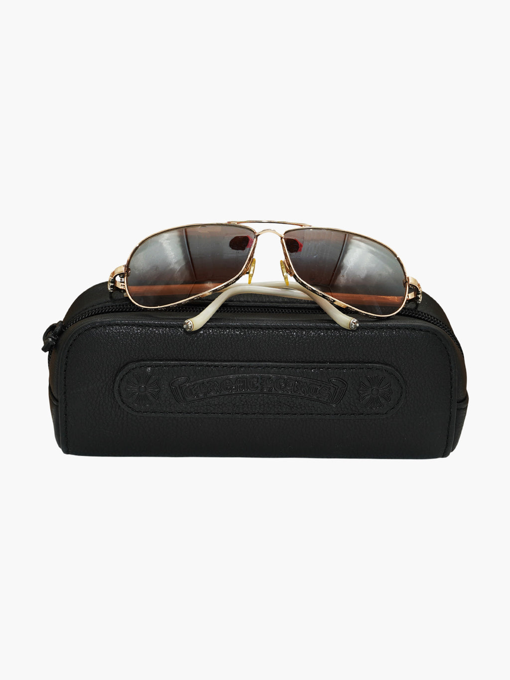 Red Aviator Sunglasses