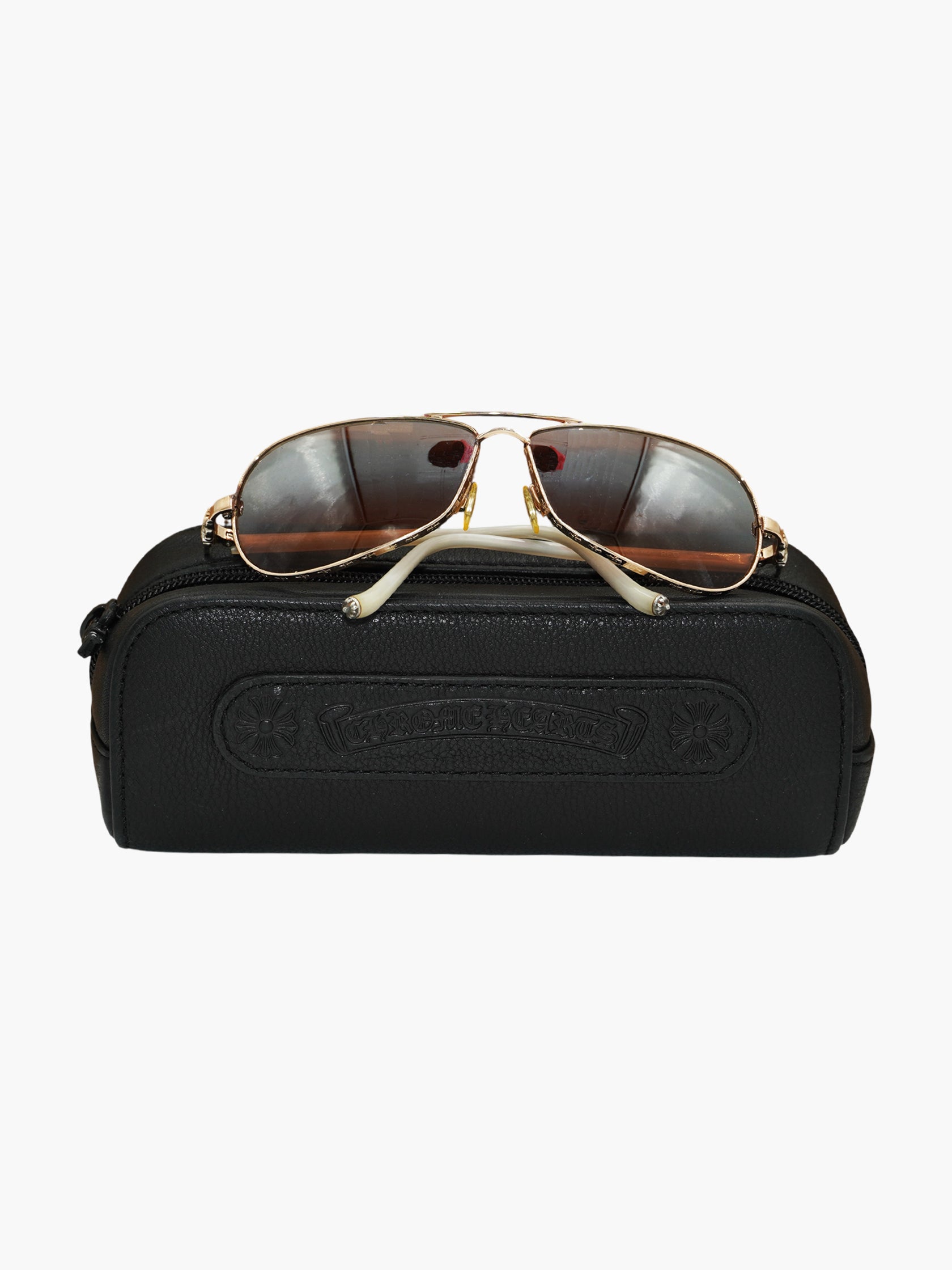 Red Aviator Sunglasses