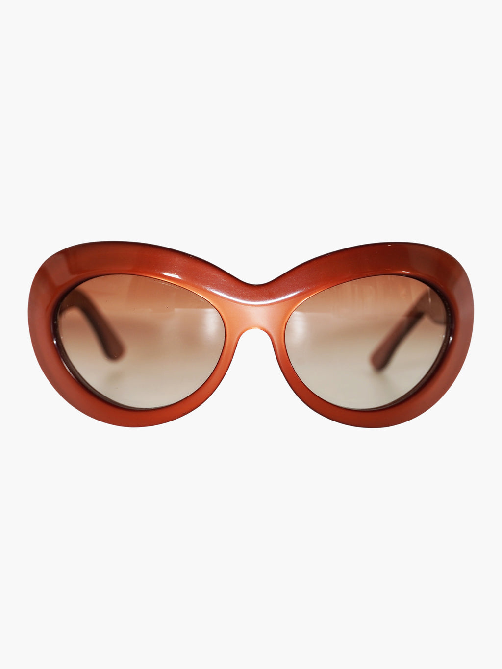 Gradient Oval Sunglasses
