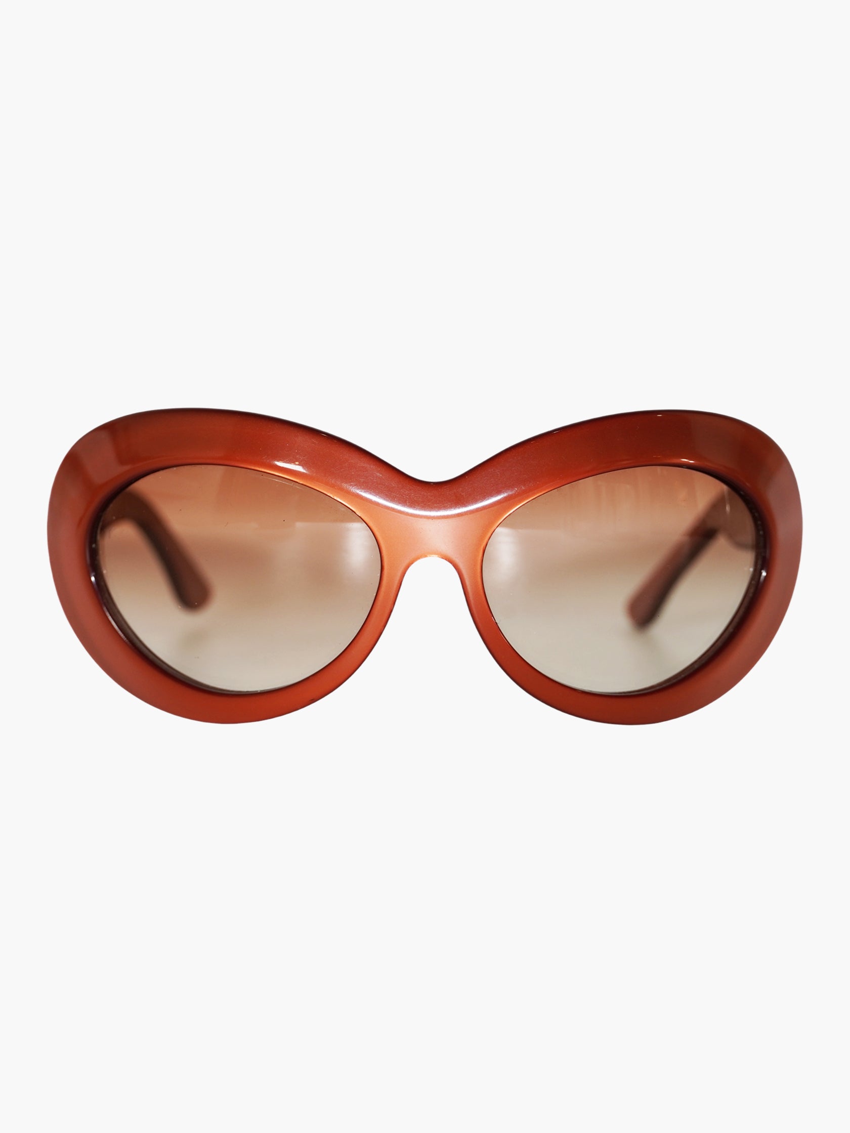 Gradient Oval Sunglasses