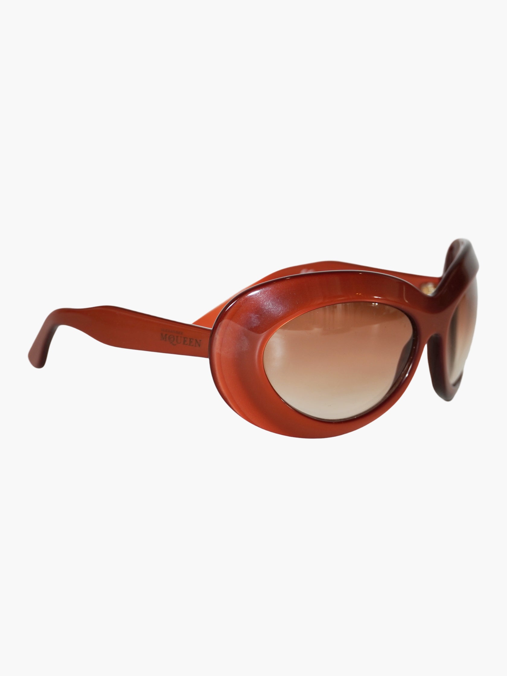 Gradient Oval Sunglasses