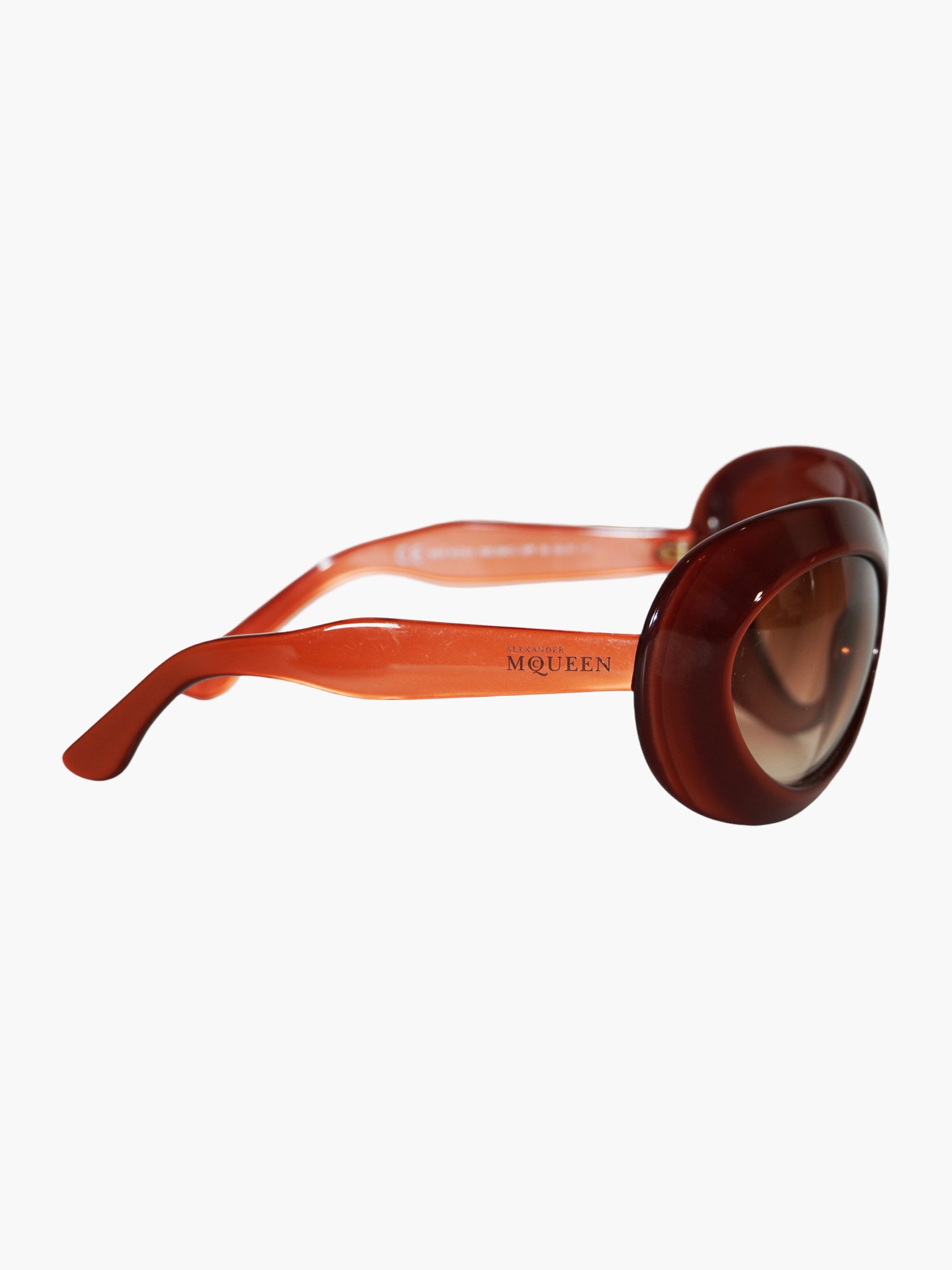 Gradient Oval Sunglasses