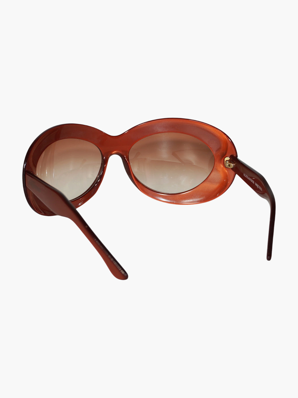 Gradient Oval Sunglasses