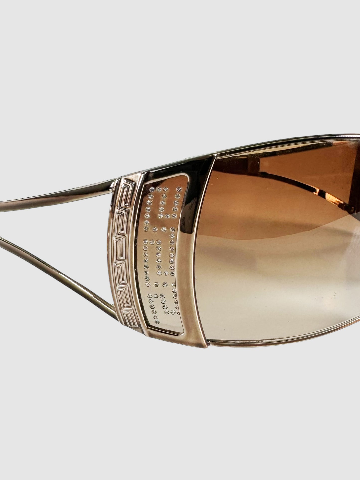 Rimless Swarovski Diamante Sunglasses