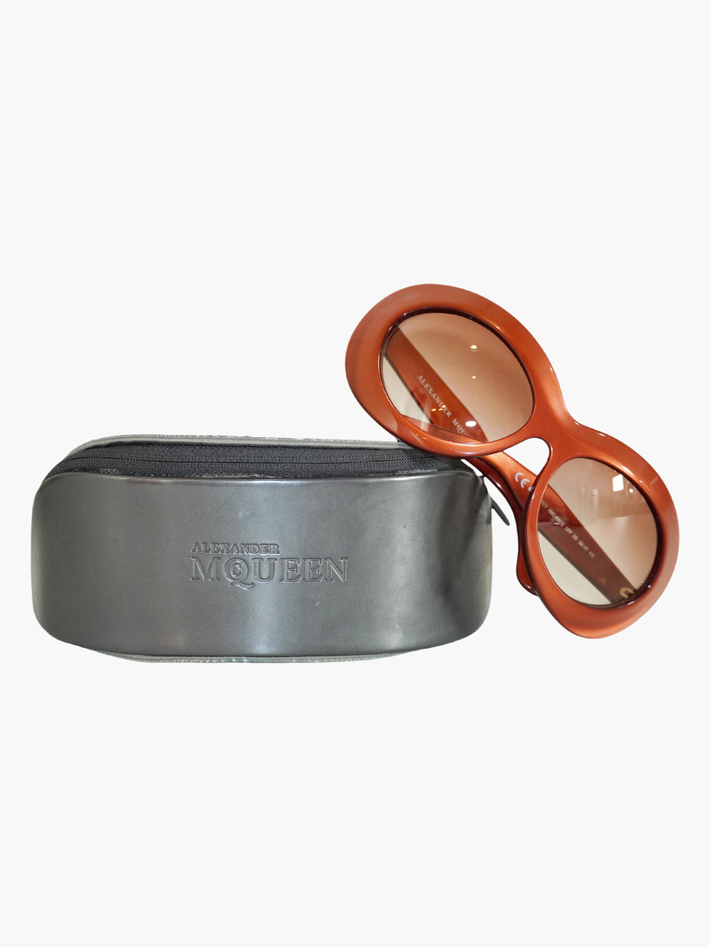 Gradient Oval Sunglasses