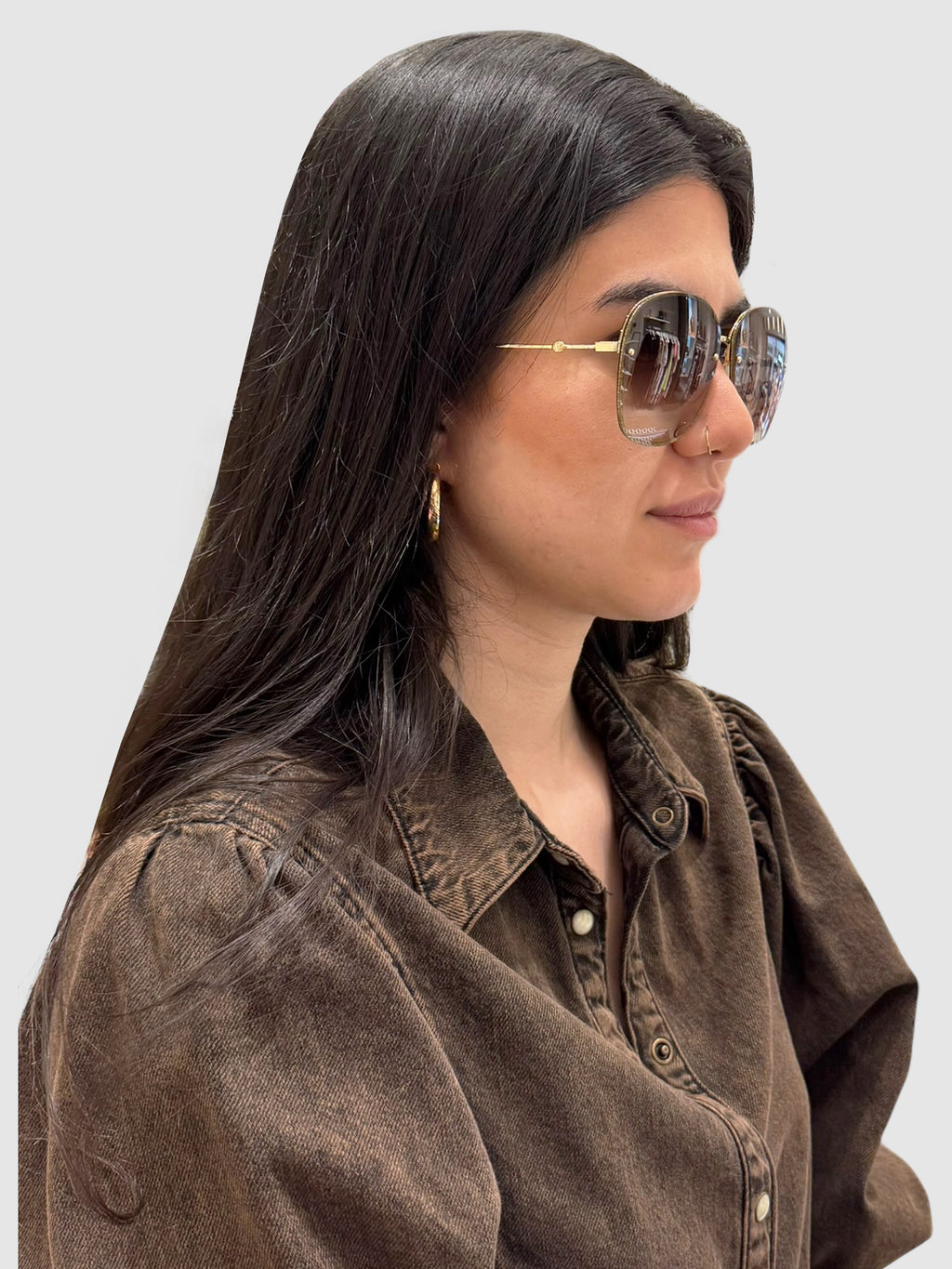 Oversized Gradient Sunglasses