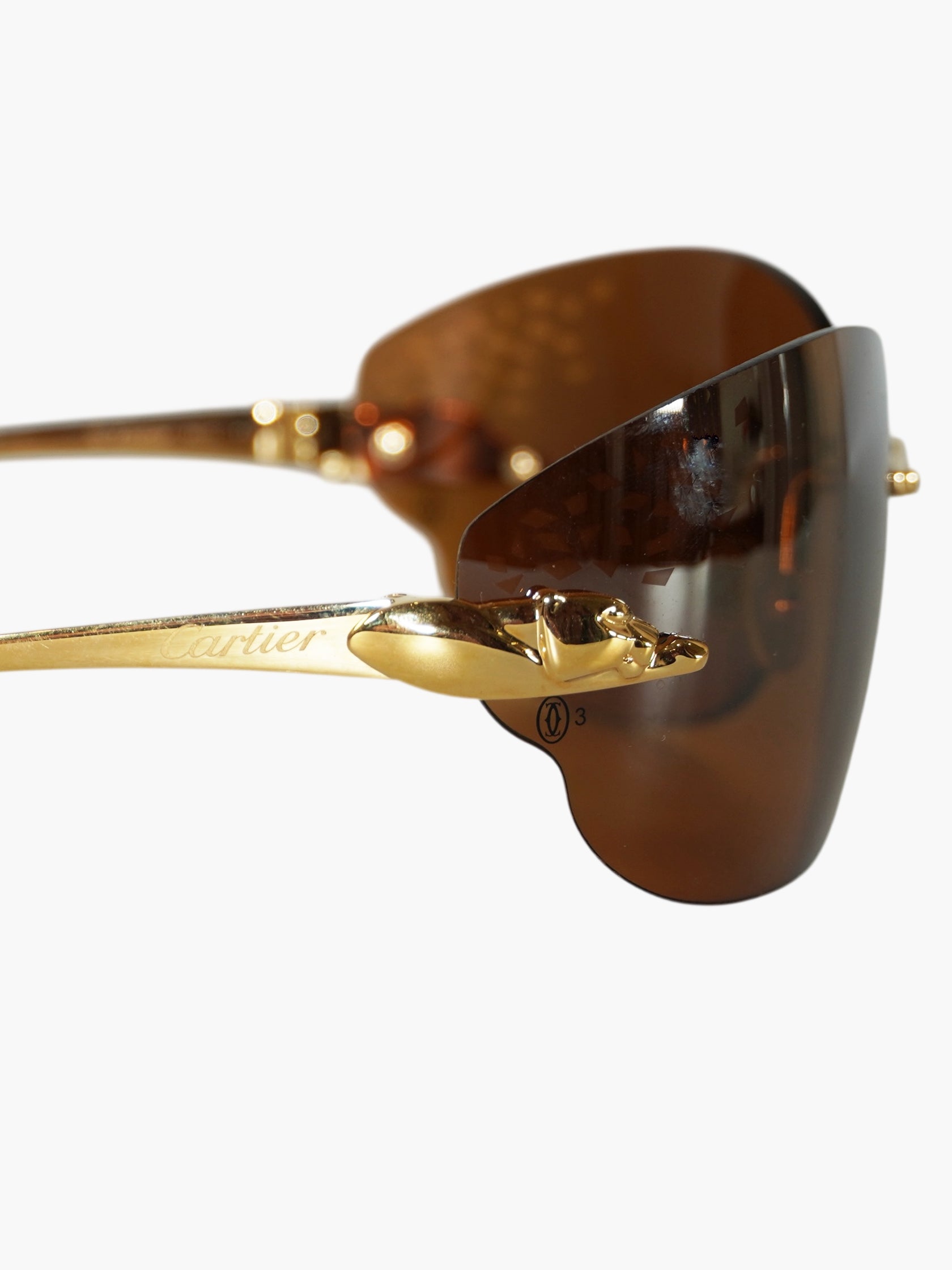 Panthere Rimless Sunglasses