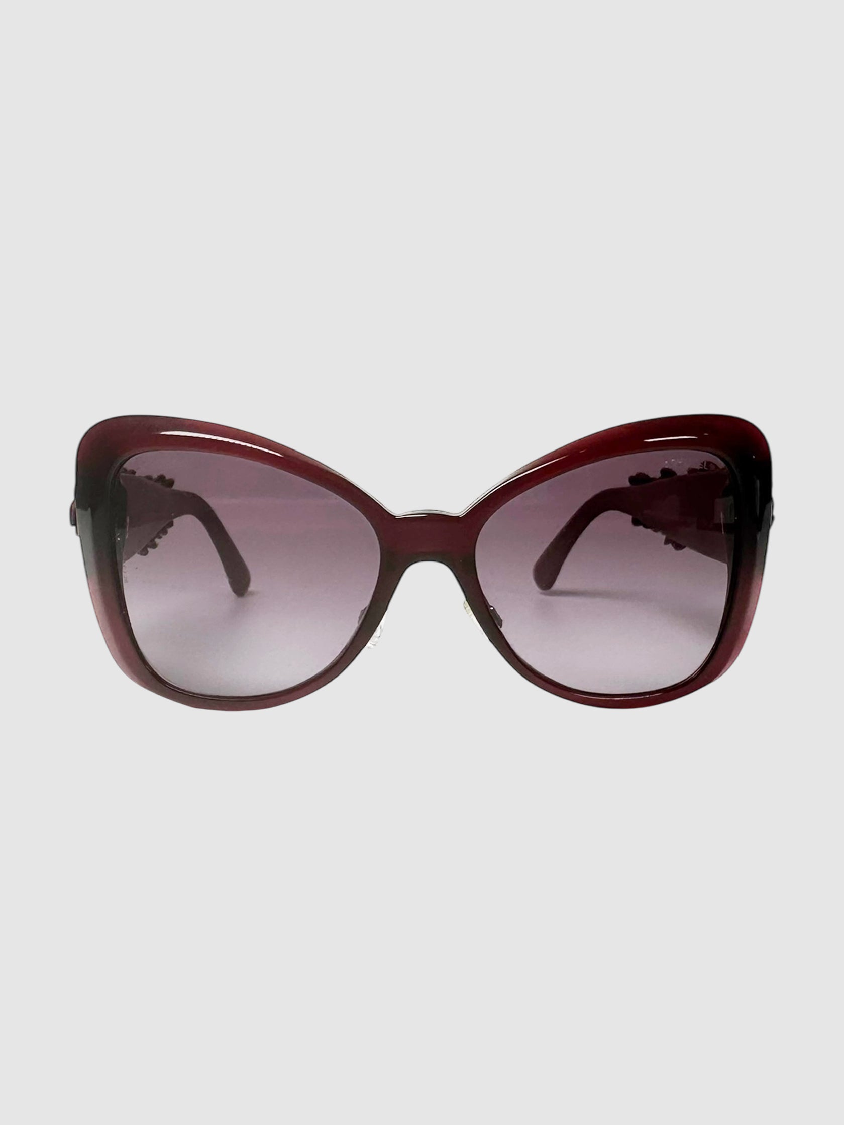 Leather Camelia Sunglasses