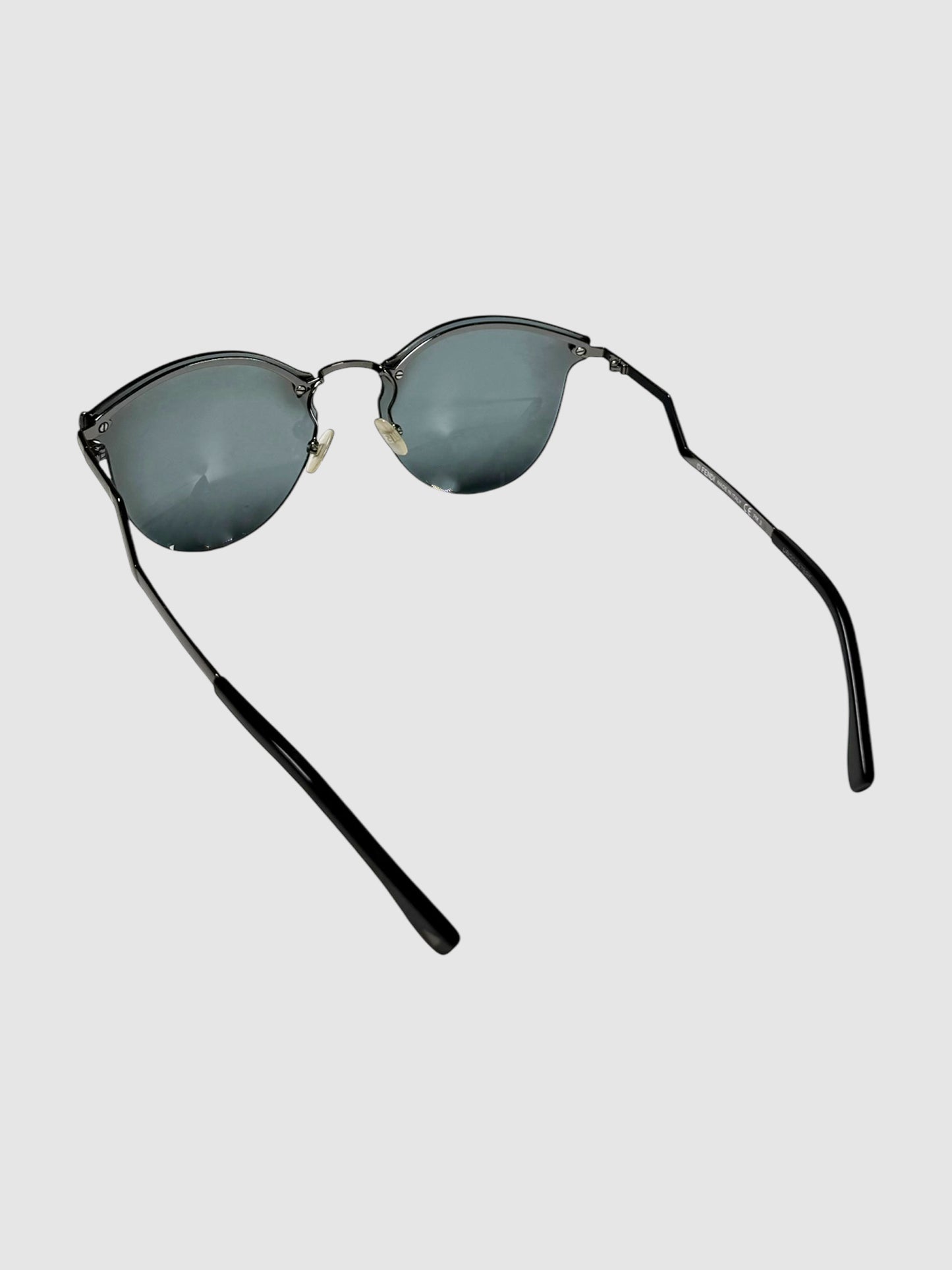 Iridia Chrome Cat Eye Sunglasses