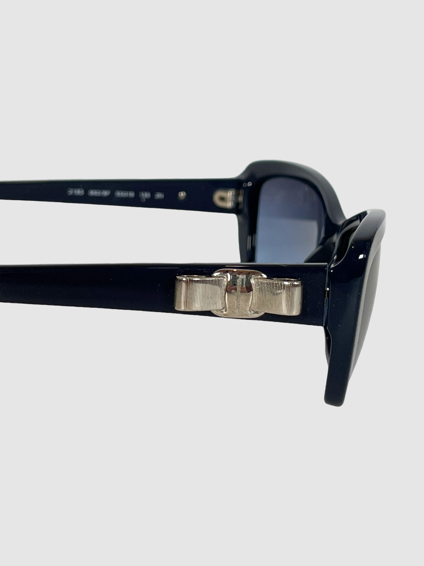 Rectangular Semi Cat-Eye Sunglasses