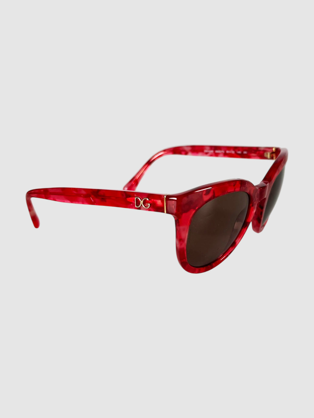 Abstract Frame Round Sunglasses