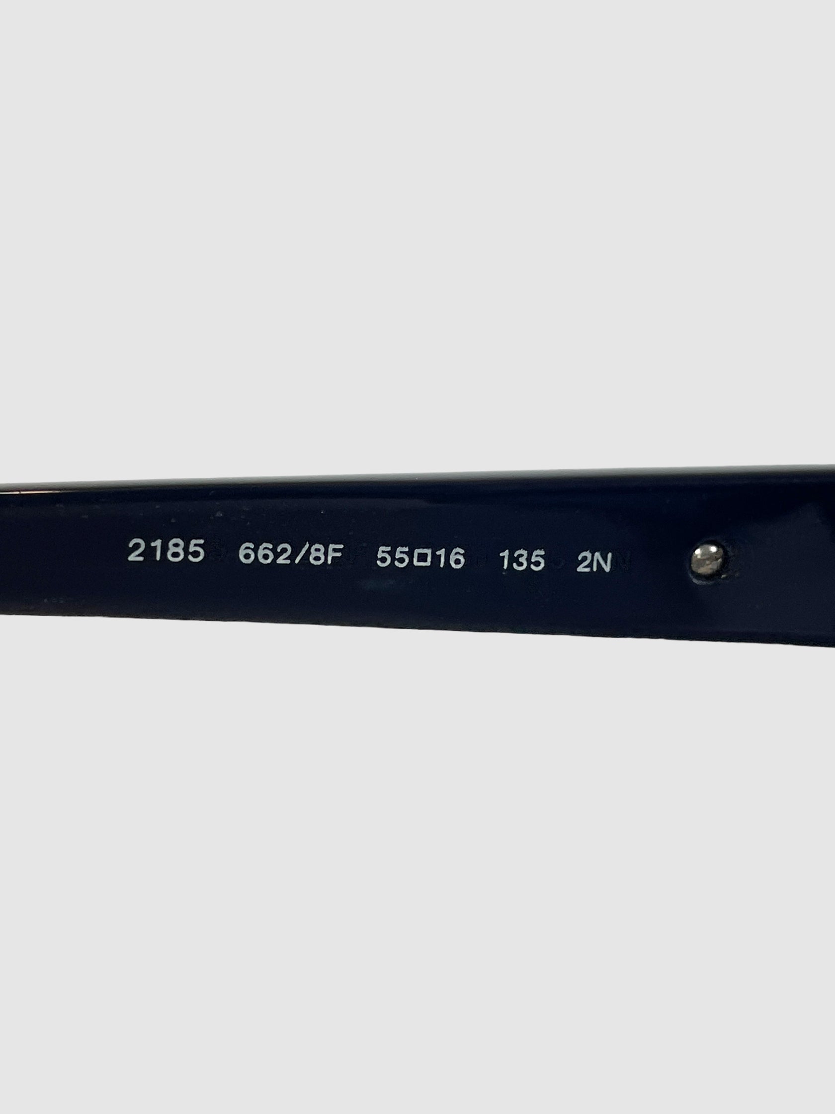 Rectangular Semi Cat Eye Sunglasses