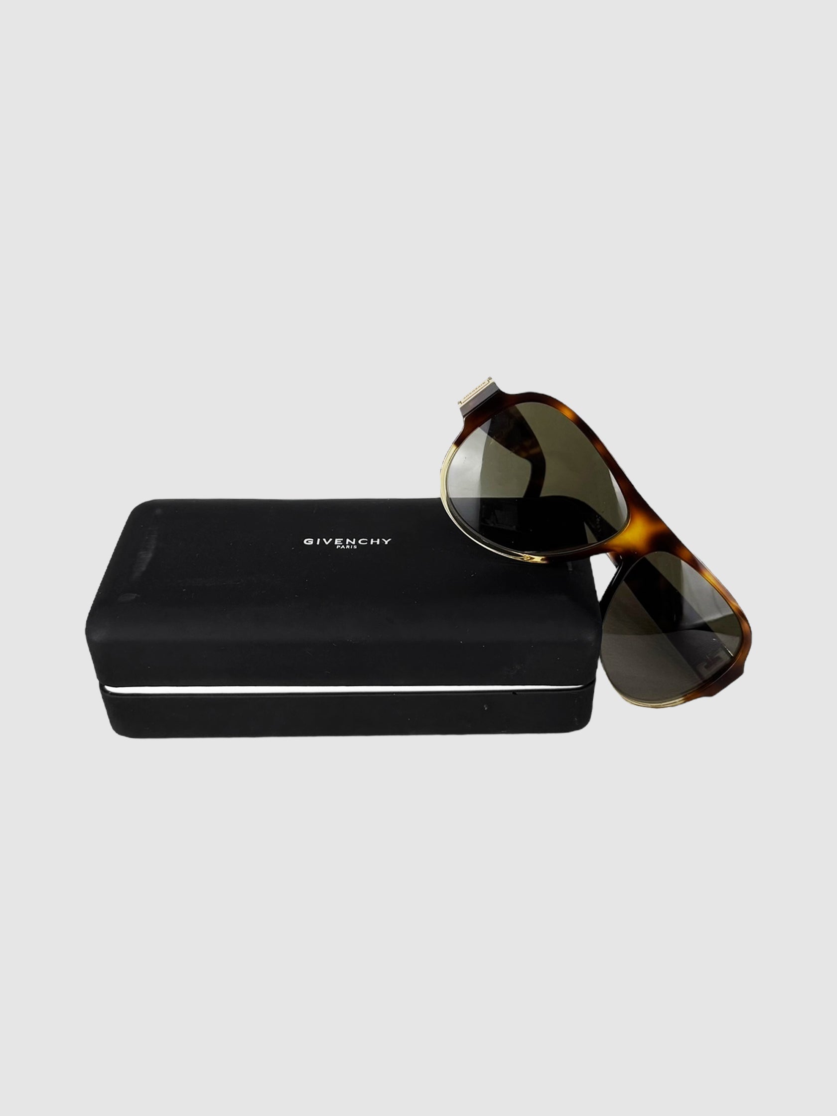 Tortoiseshell Aviator Sunglasses