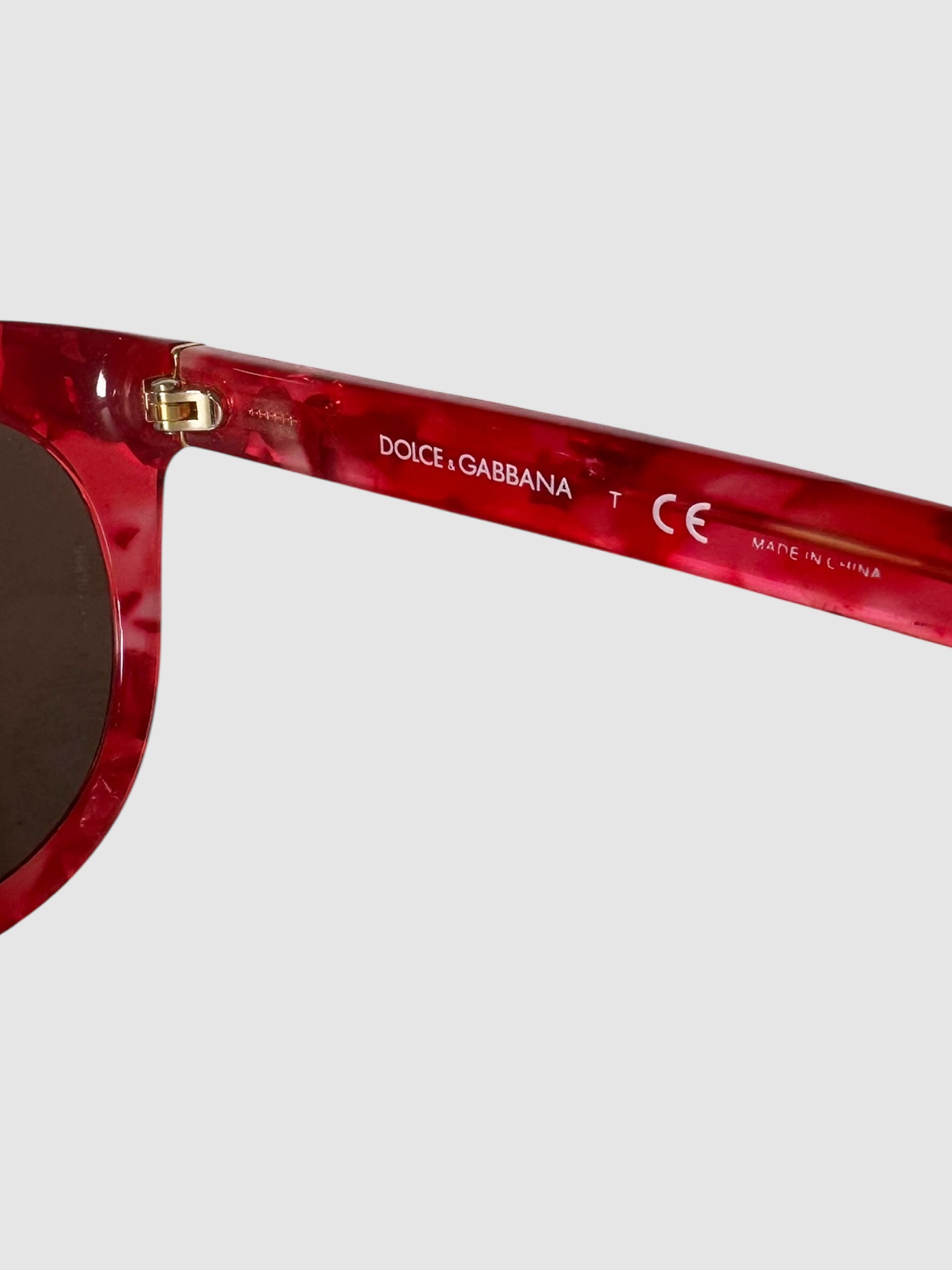 Abstract Frame Round Sunglasses