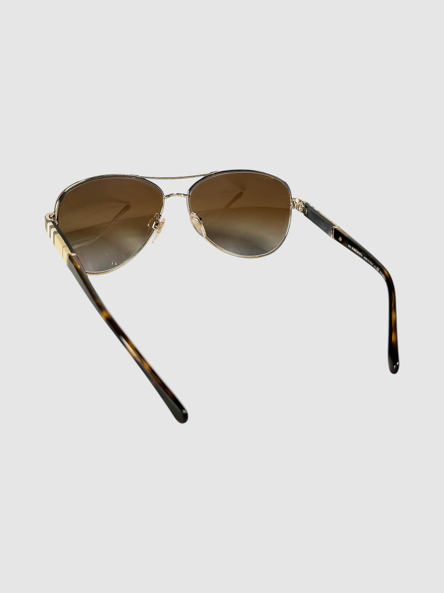 Polarized Nova Check Aviator Sunglasses