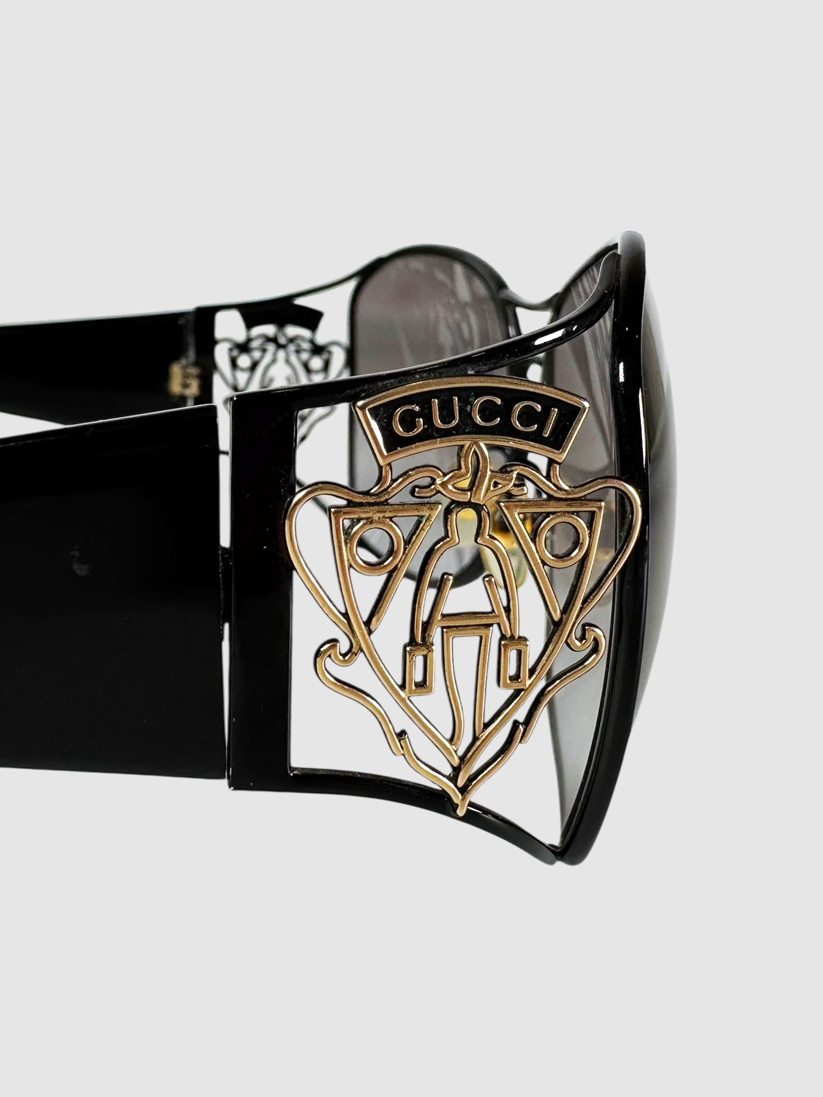 Oversized Crest Sunglasses