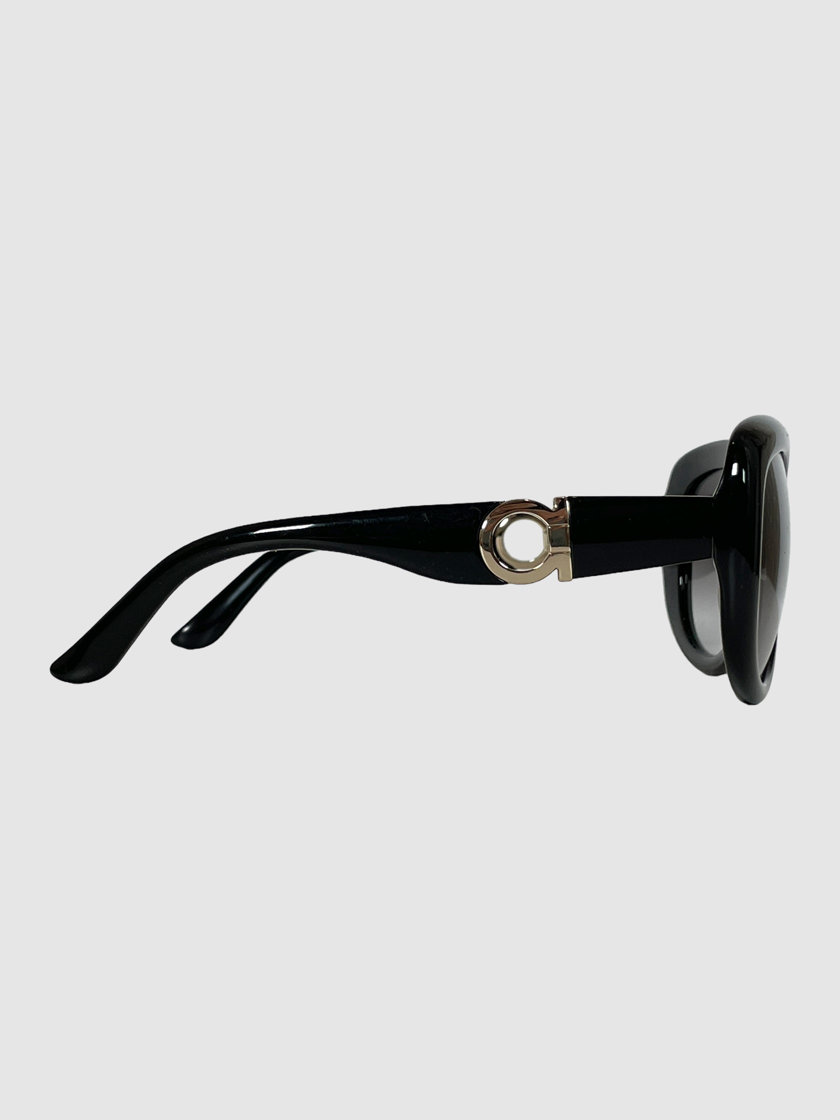 Salvatore Ferragamo Gancini Oversized Sunglasses
