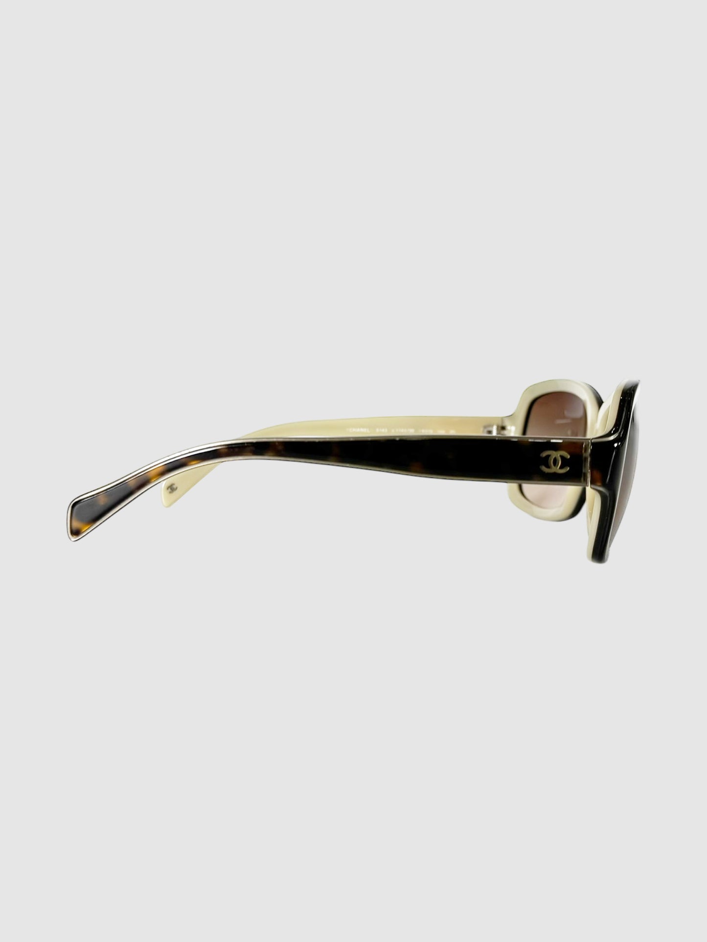 CC Tortoiseshell Square Sunglasses