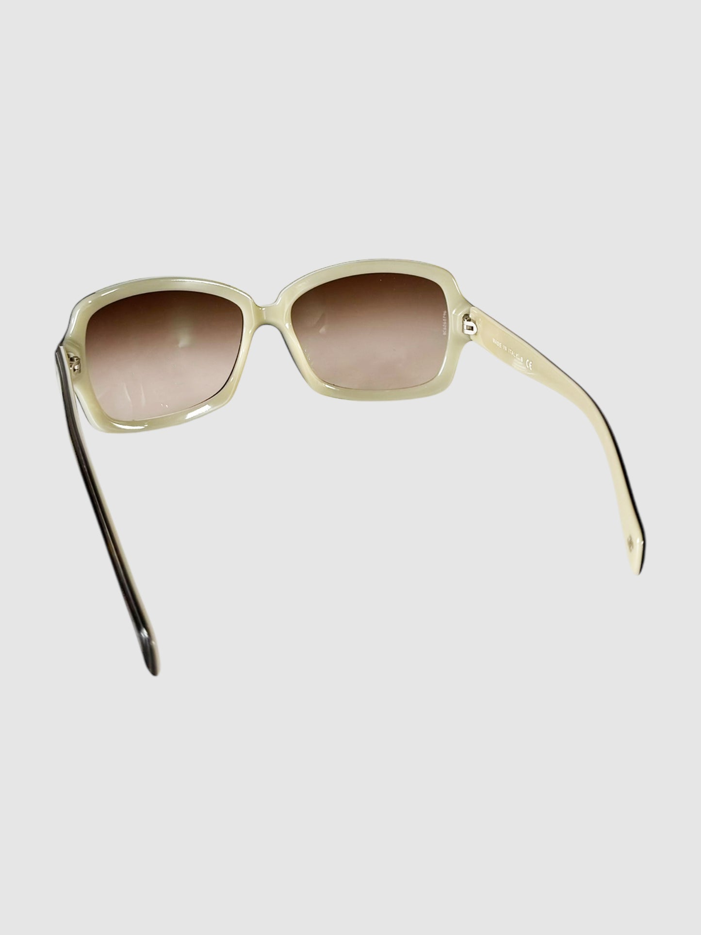 CC Tortoiseshell Square Sunglasses