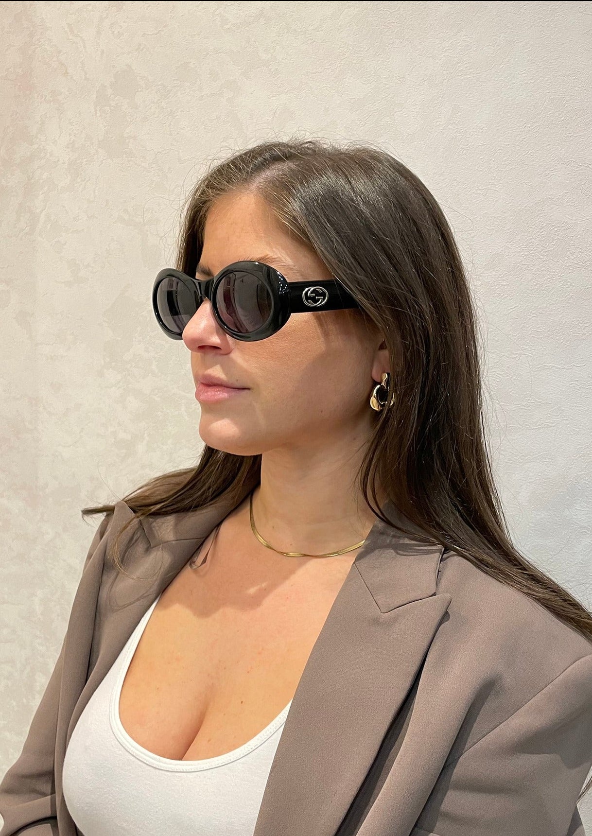 Oversized Oval Sunglasses