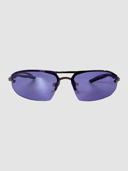 Metallic Frame Sunglasses