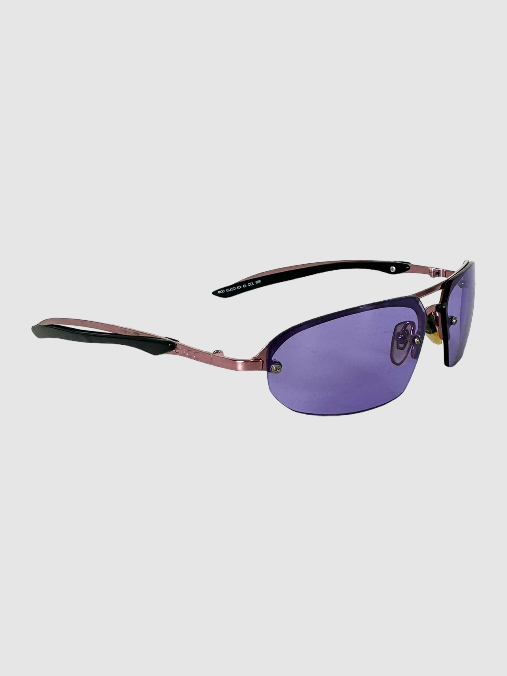 Metallic Frame Sunglasses