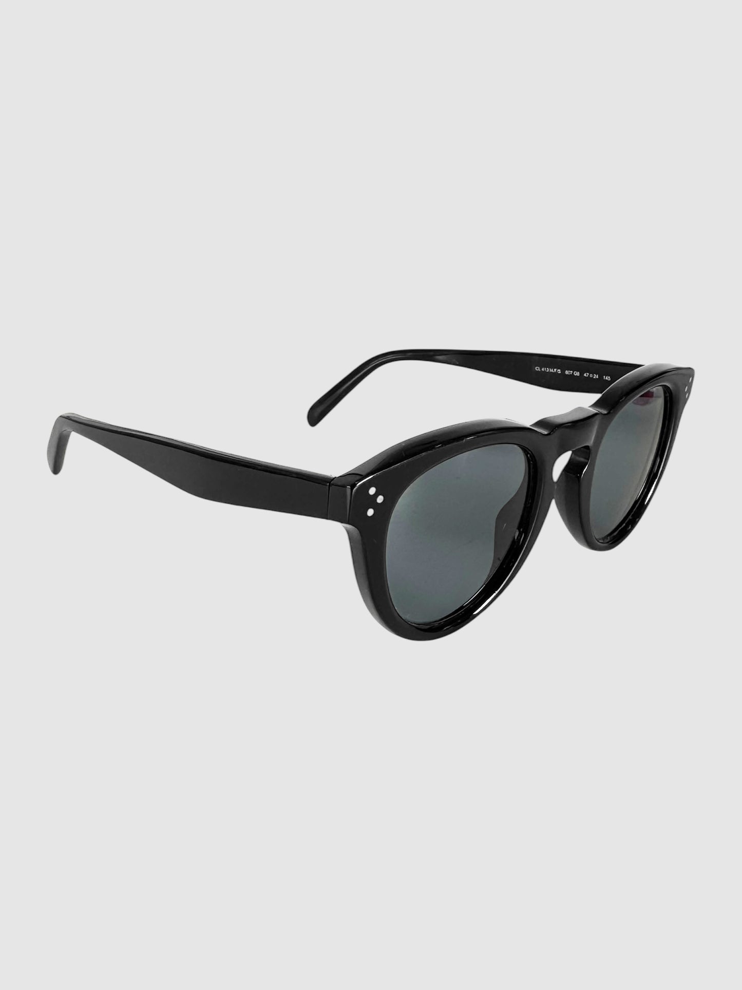 Tinted Round Frame Sunglasses